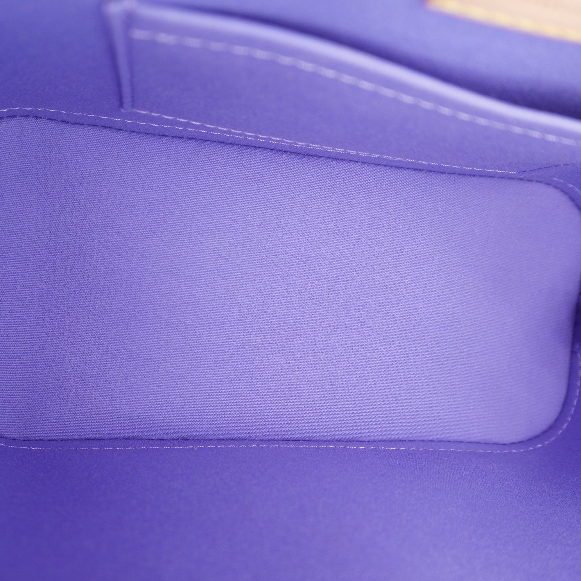 PRE-OWNED LV Vernis Alma BB Lilac Shoulder Bag