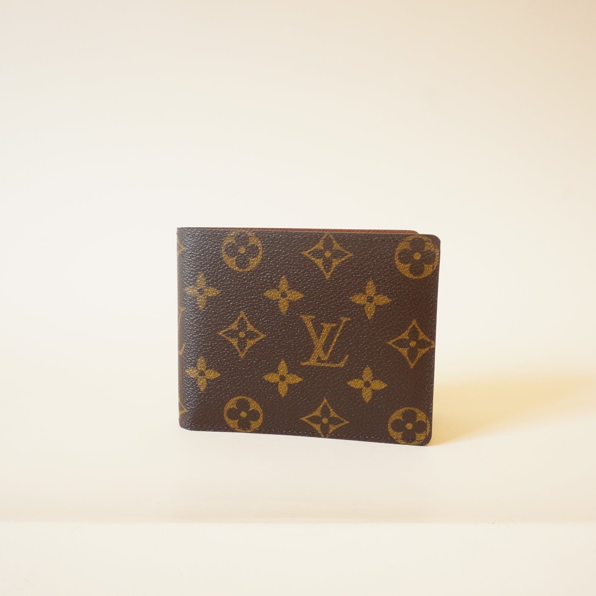 PRE-OWNED LV Monogram Canvas Bifold Wallet