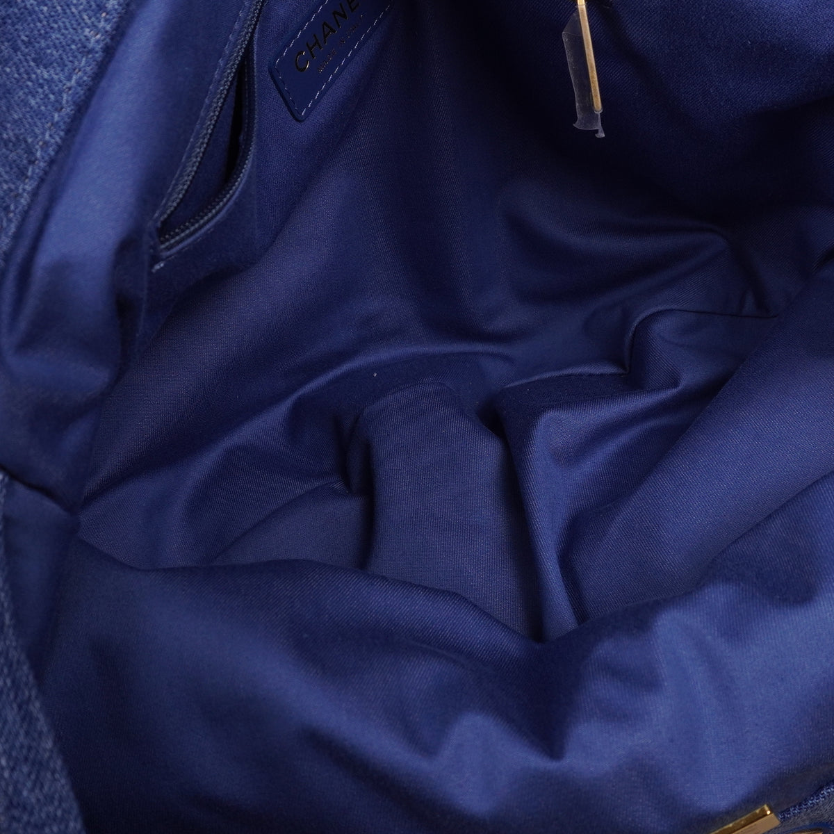 PRE-OWNED CC 2022 Denim Mood Hobo Bag
