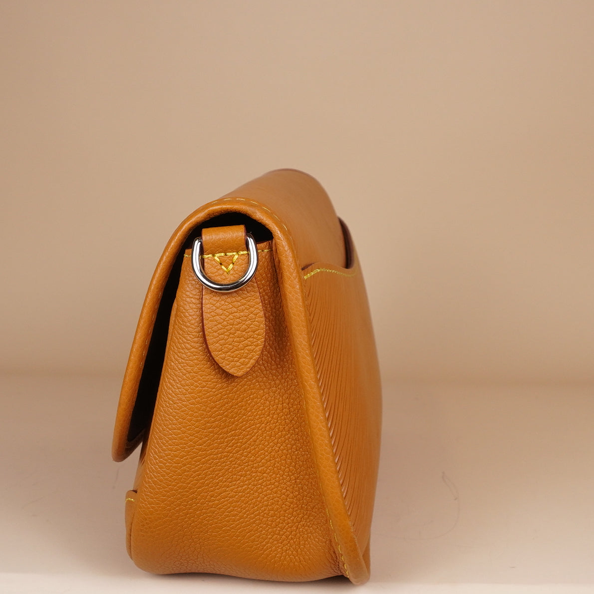 PRE-OWNED LV Epi Buci Crossbody Gold Honey