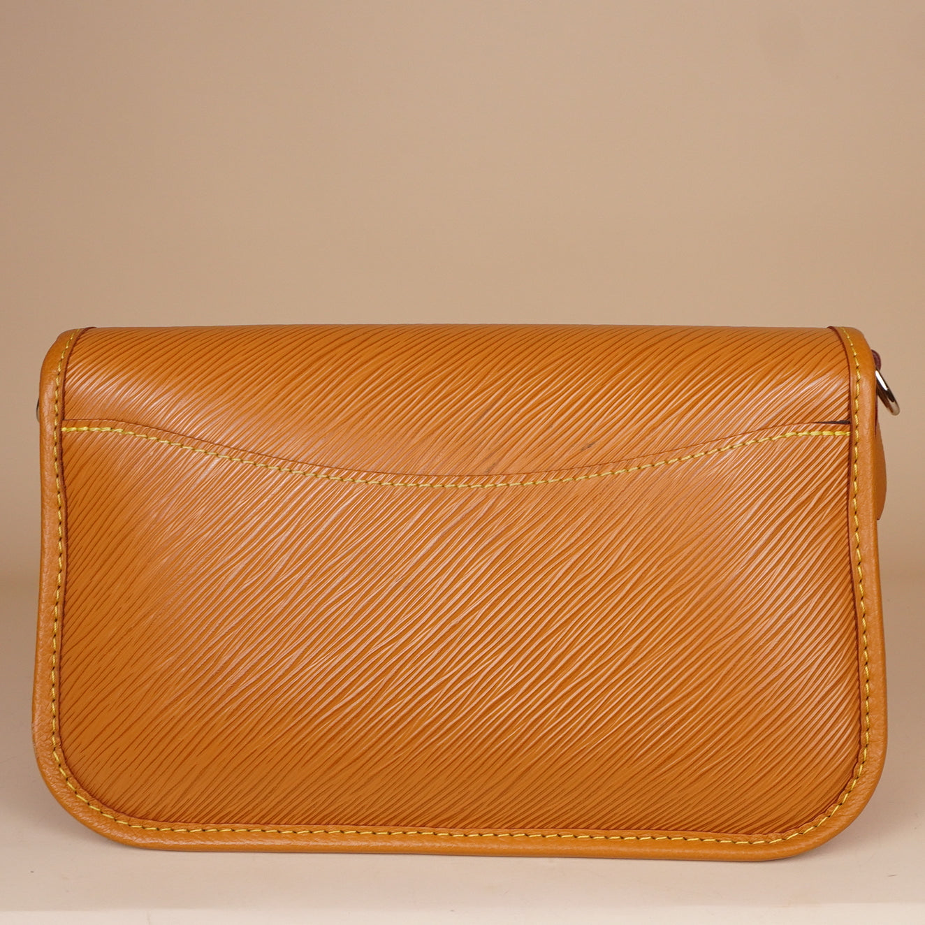 PRE-OWNED LV Epi Buci Crossbody Gold Honey