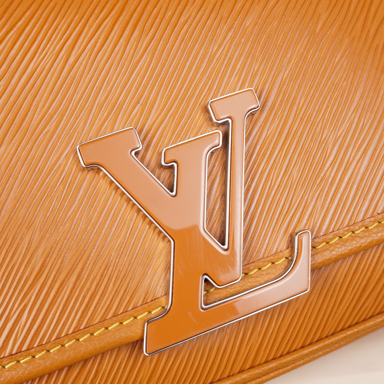 PRE-OWNED LV Epi Buci Crossbody Gold Honey
