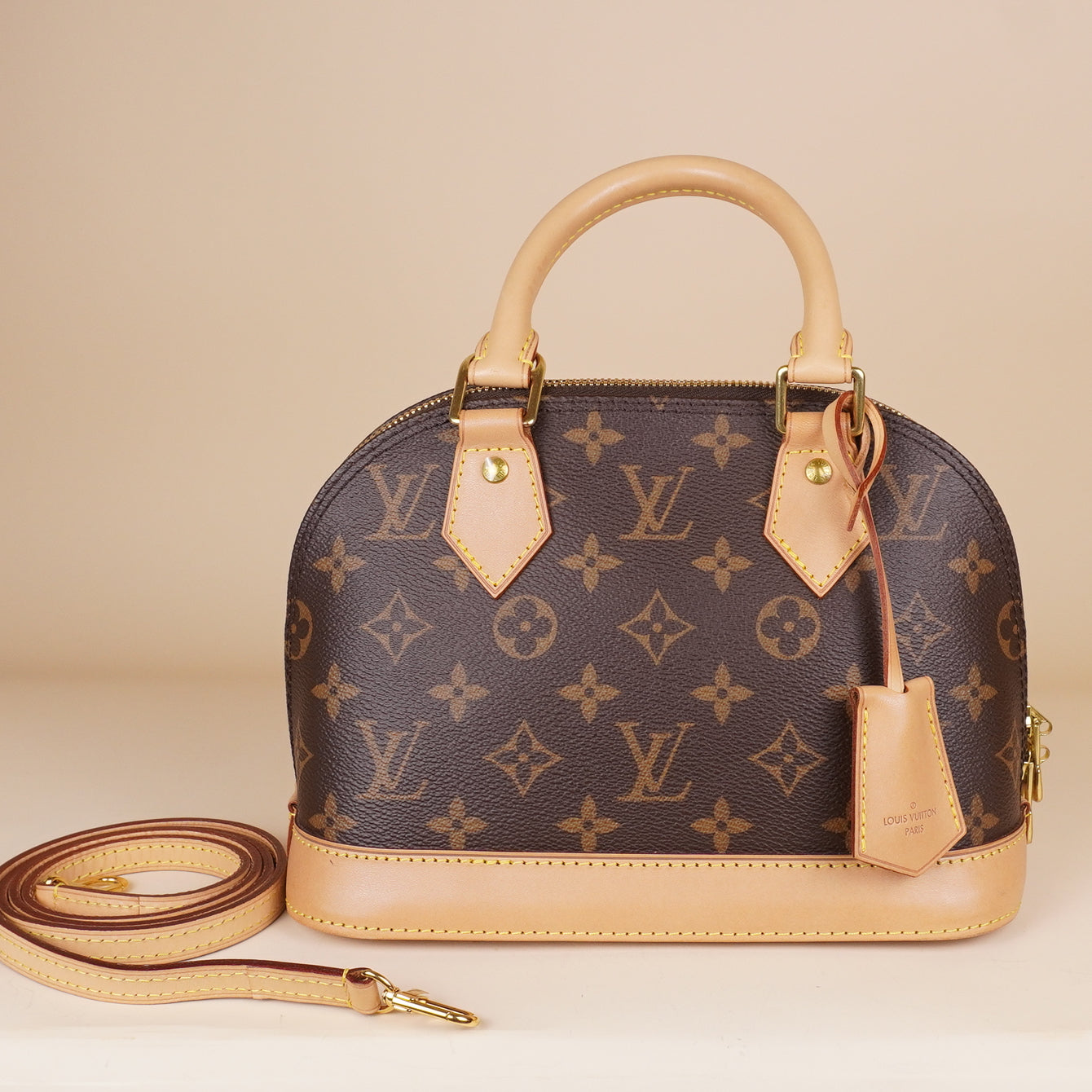 PRE-OWNED LV Monogram Canvas Alma BB Bag