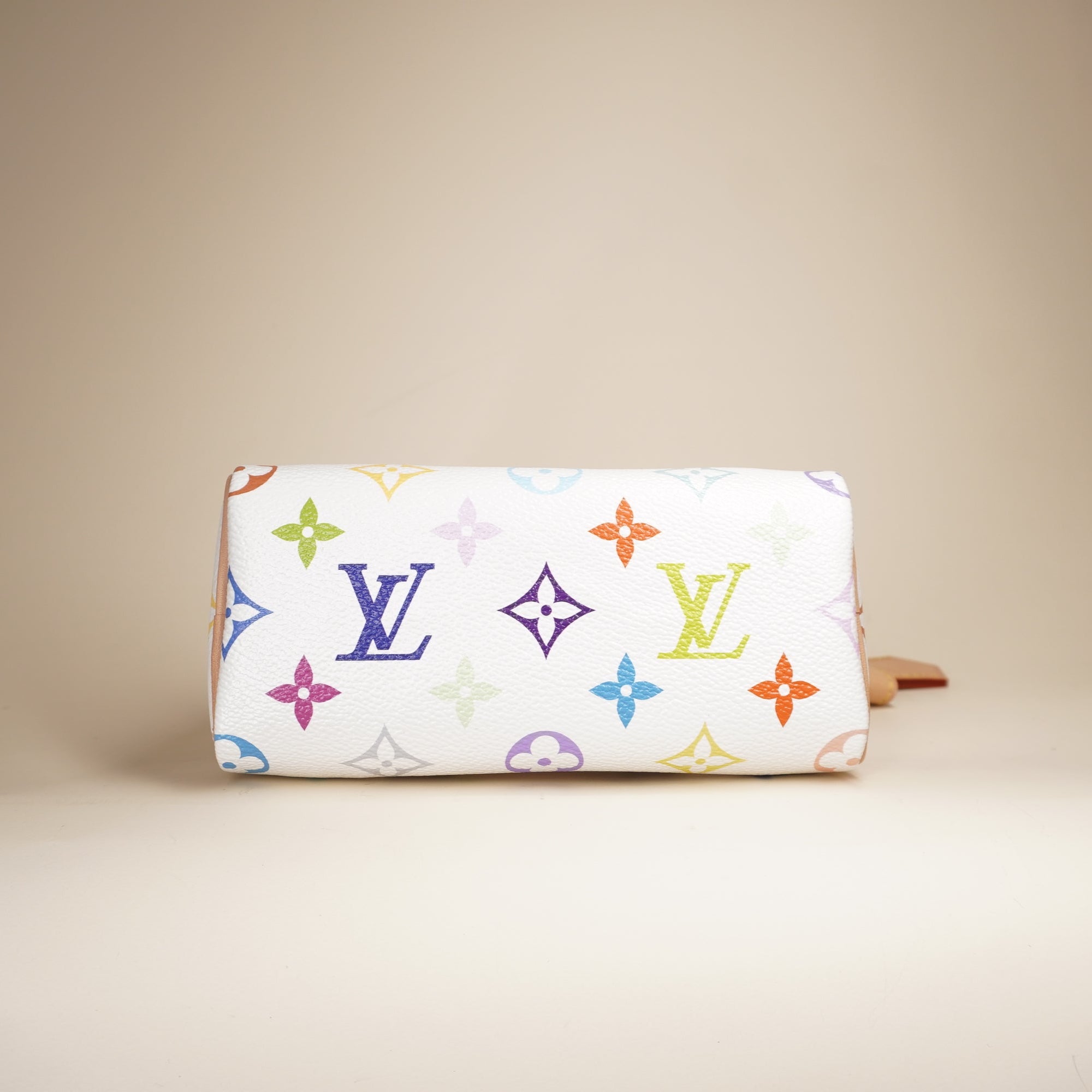 PRE-OWNED LV x TM Nano Speedy Crossbody Bag
