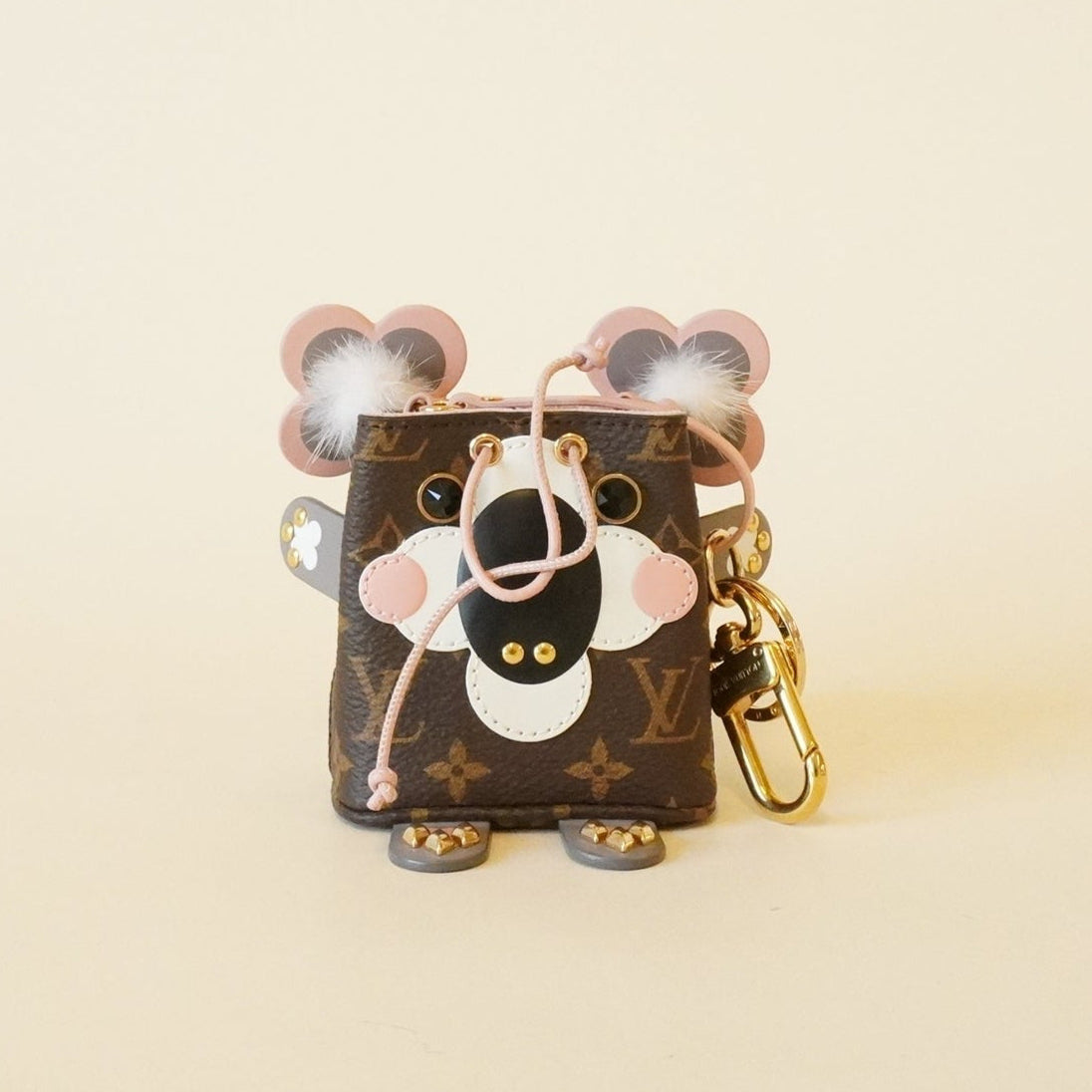 PRE-OWNED LV Wild Puppet NeoNoe Koala Bag Charm
