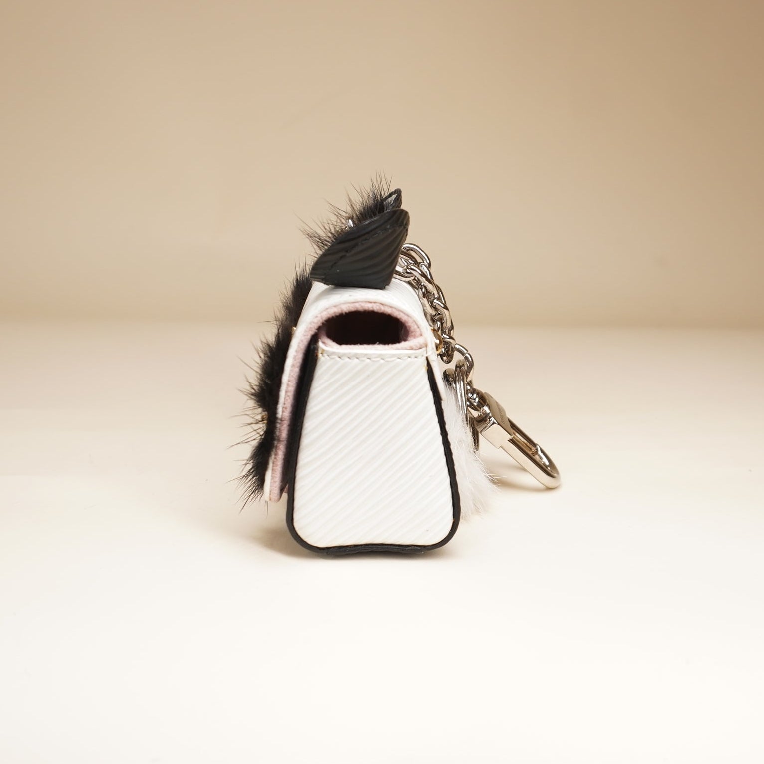 PRE-OWNED LV Twist EPI Bag Charm