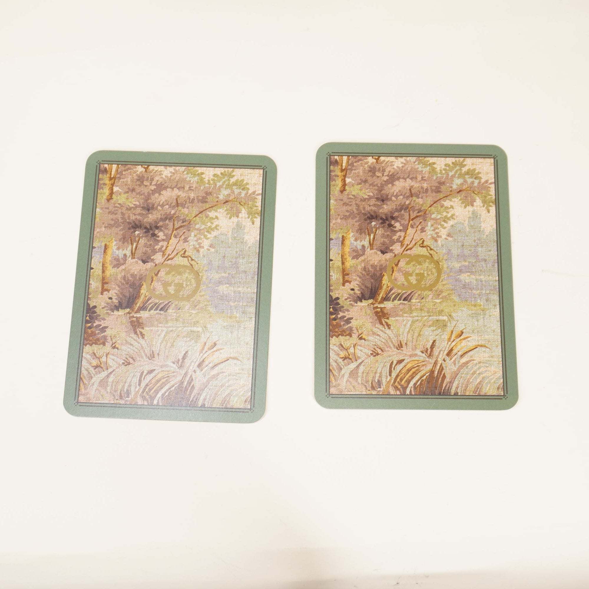 Card Case Double deck of cards with Double GG Supreme beige