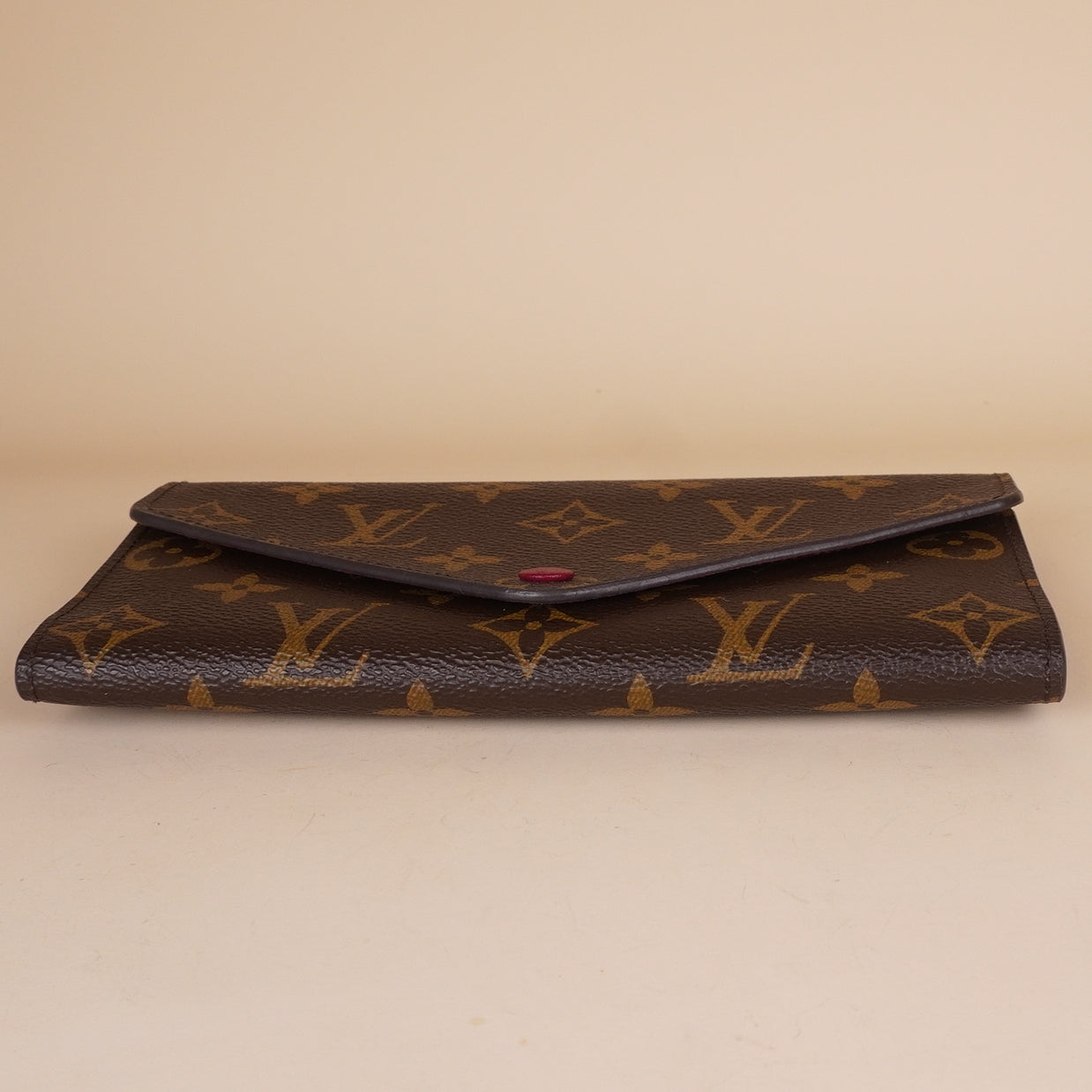PRE-OWNED LV Fuchsia Monogram Canvas Josephine Wallet