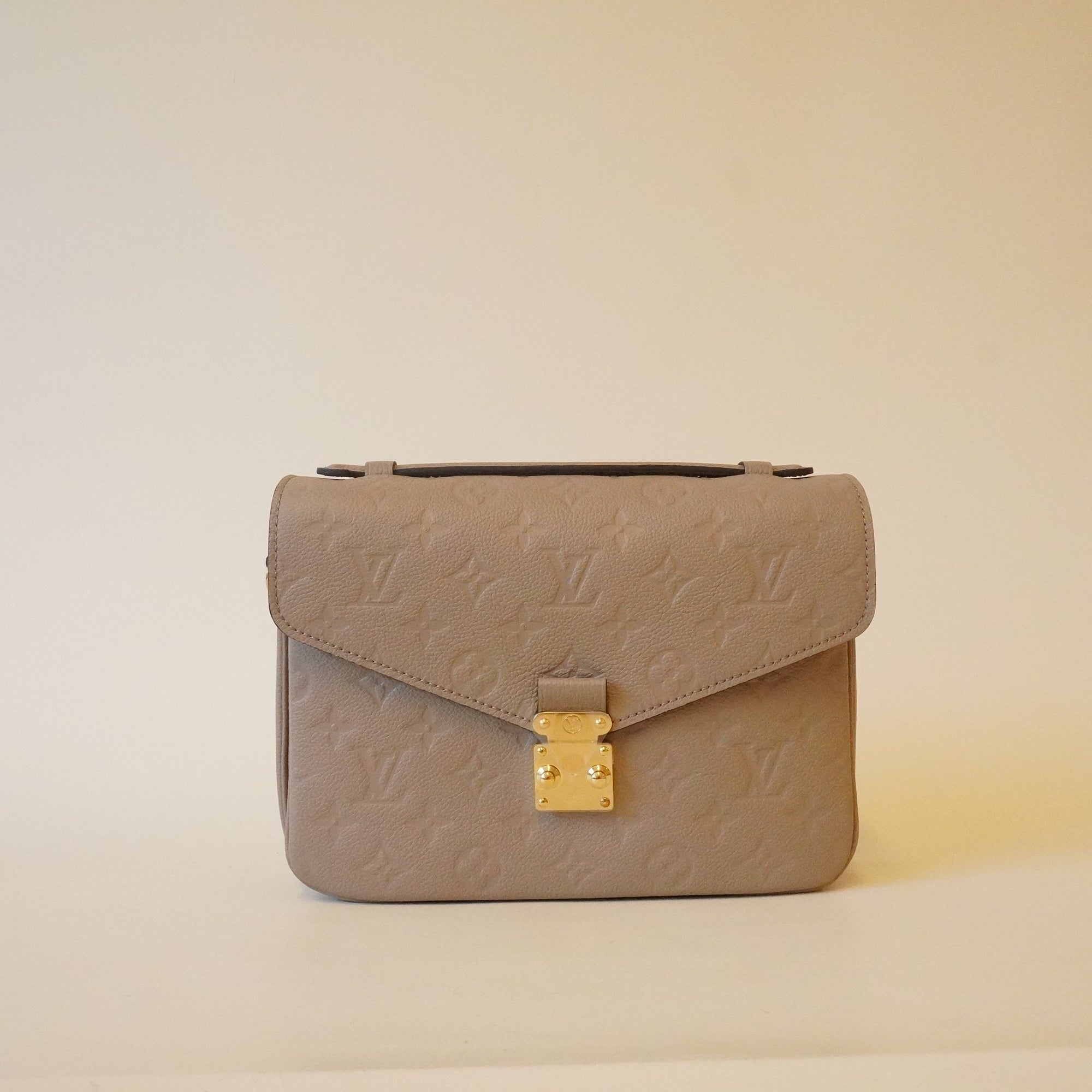 Bolso de hombro Empreinte Pochette Metis Tourterelle de segunda mano