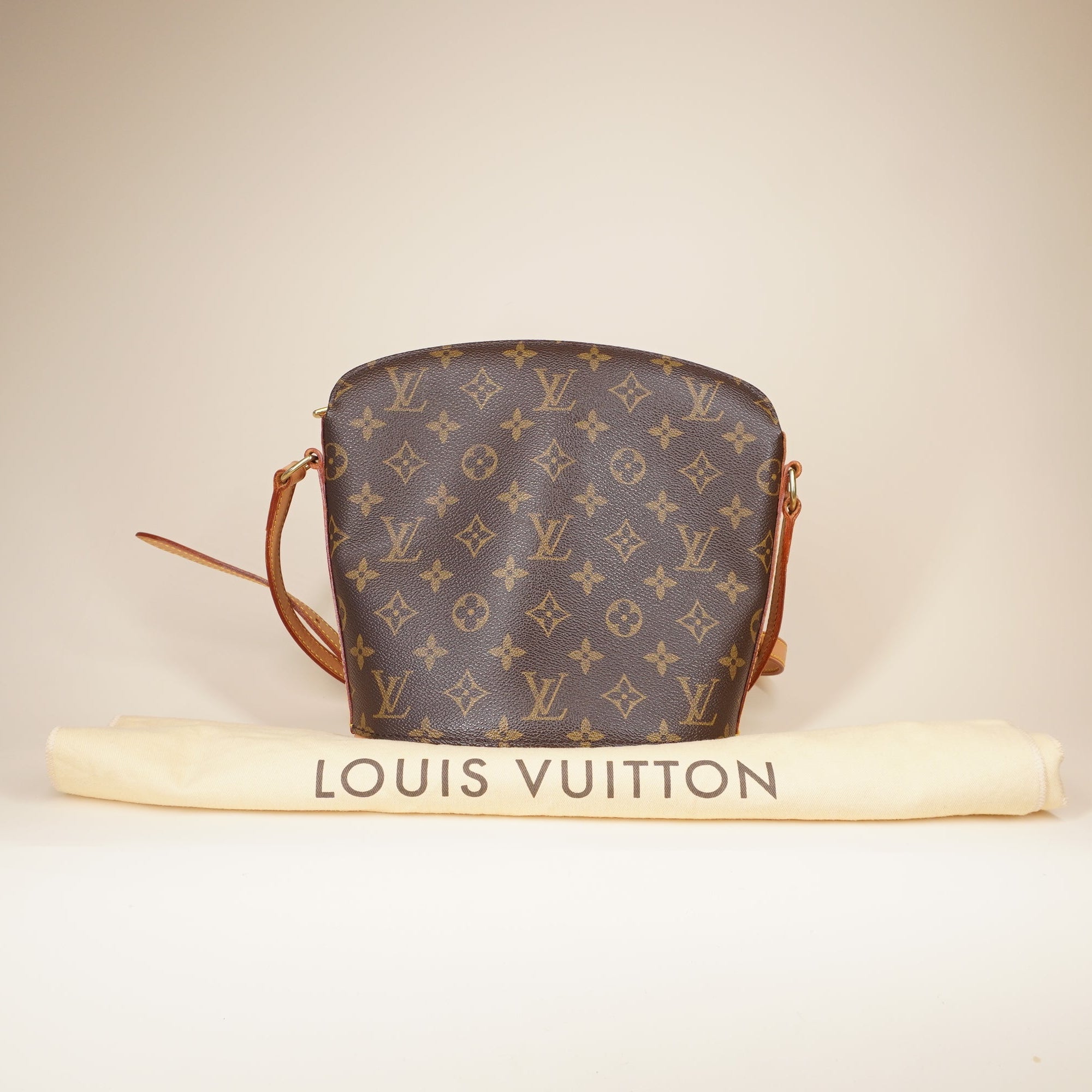 PRE-OWNED LV Drouot Monogram Canvas Shoulder Bag
