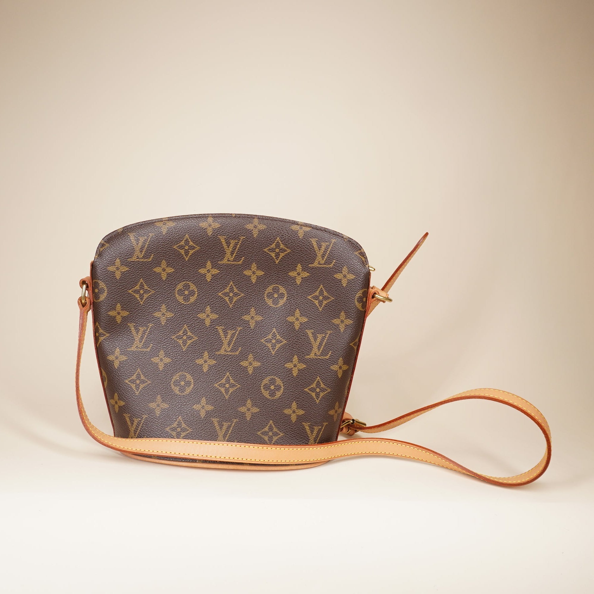 PRE-OWNED LV Drouot Monogram Canvas Shoulder Bag