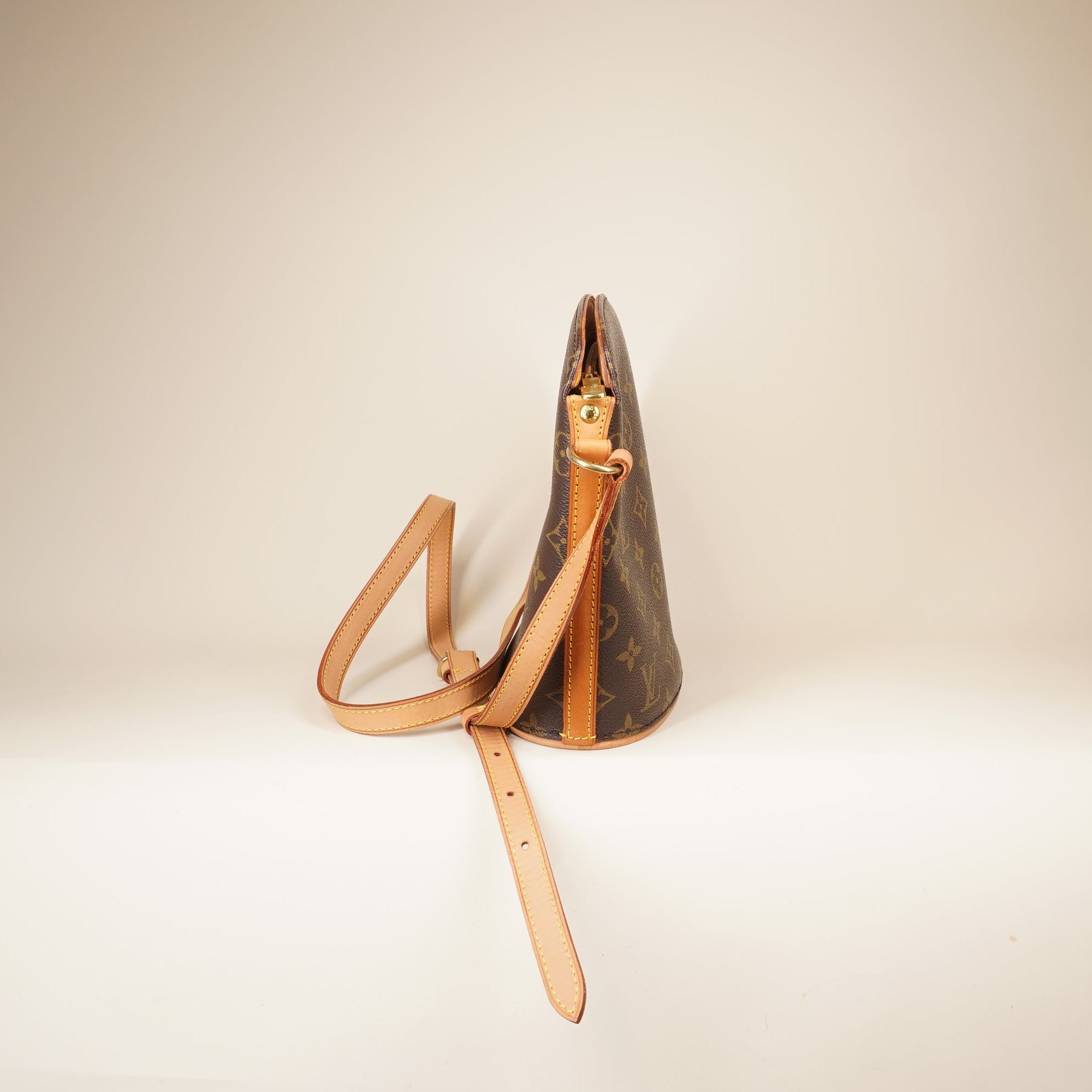 PRE-OWNED LV Drouot Monogram Canvas Shoulder Bag