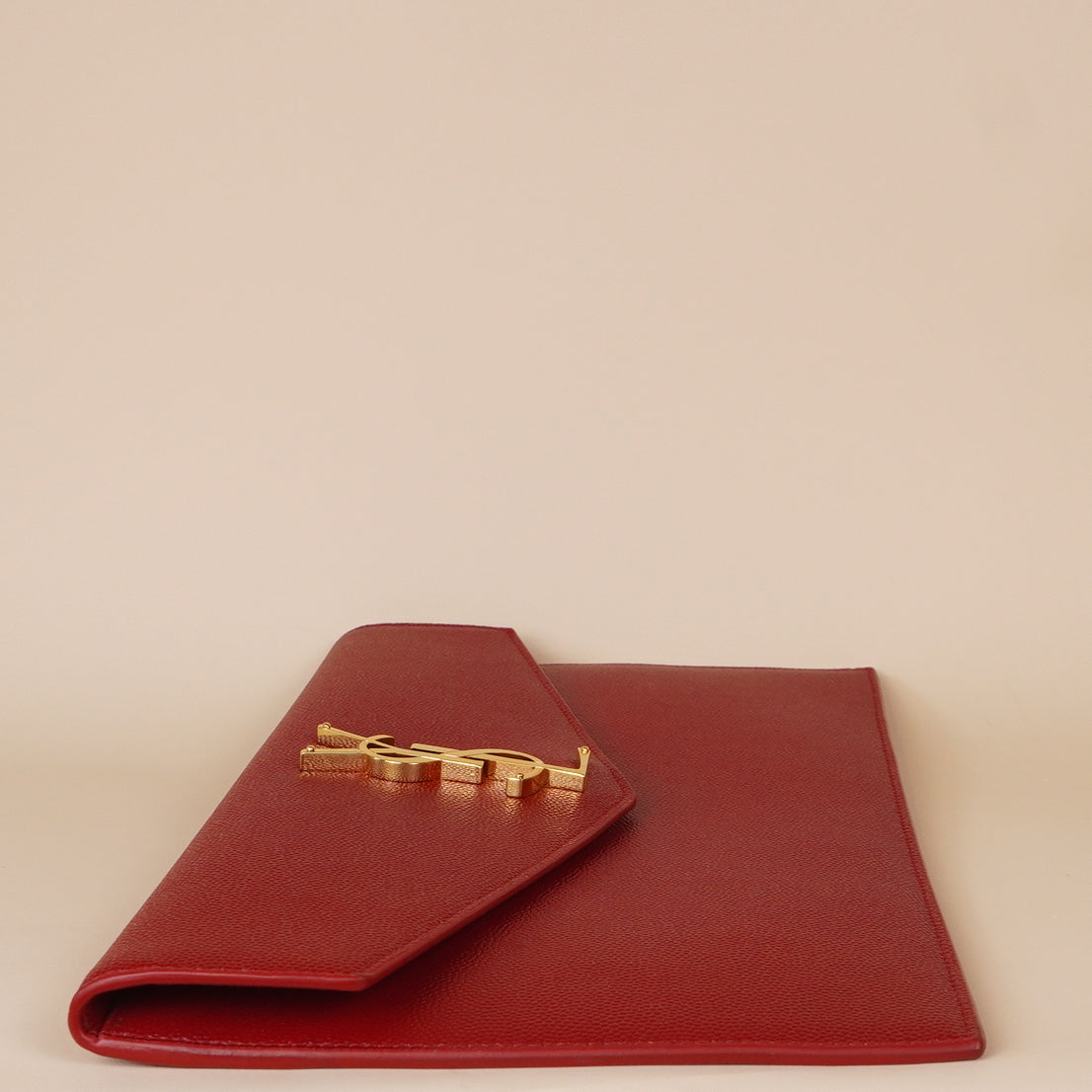 PRE-OWNED Grain de Poudre Leather Uptown Pouch