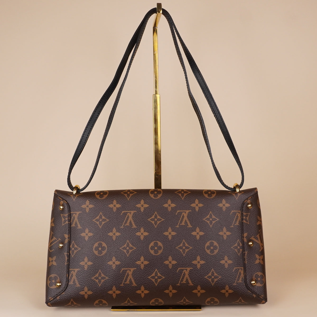 PRE-OWNED LV Sac Triangle PM Monogram Canvas