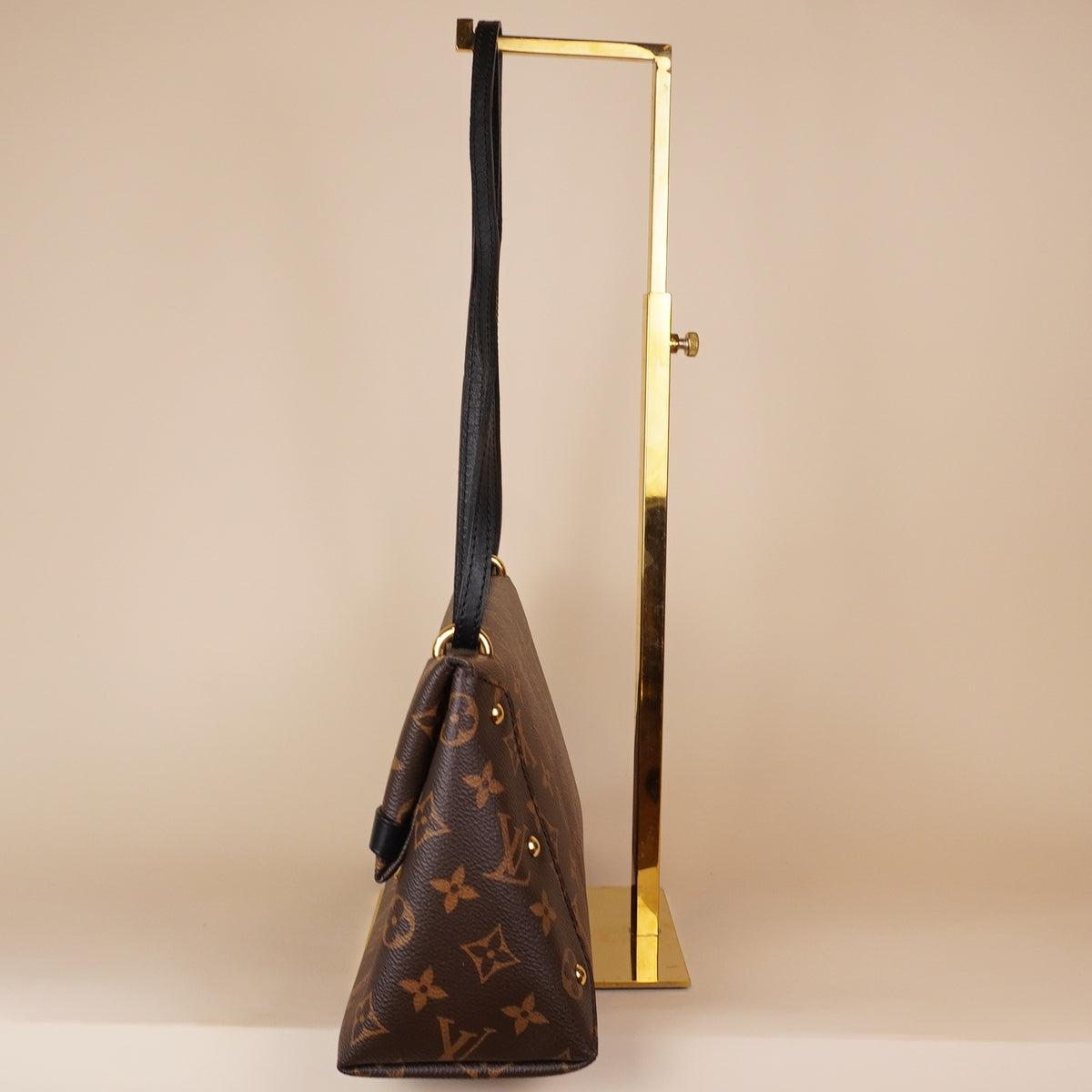 PRE-OWNED LV Sac Triangle PM Monogram Canvas