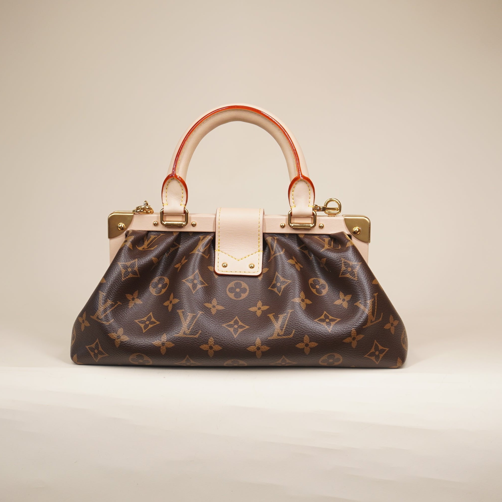 PRE-OWNED LV Monogram Canvas Clutch Sholder Bag