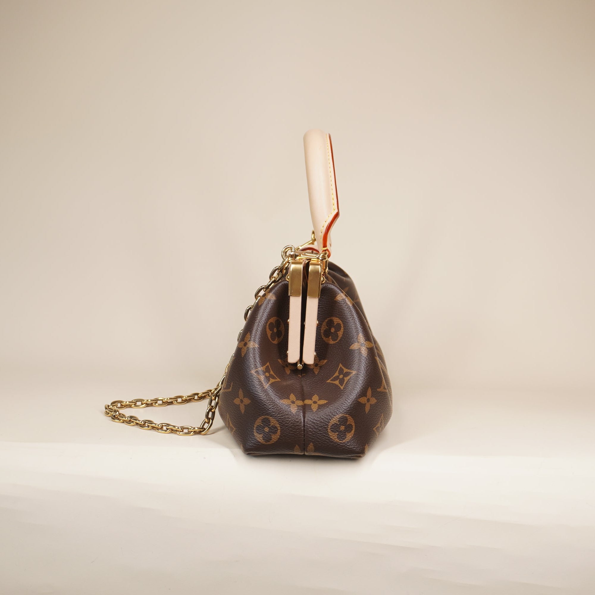 PRE-OWNED LV Monogram Canvas Clutch Sholder Bag