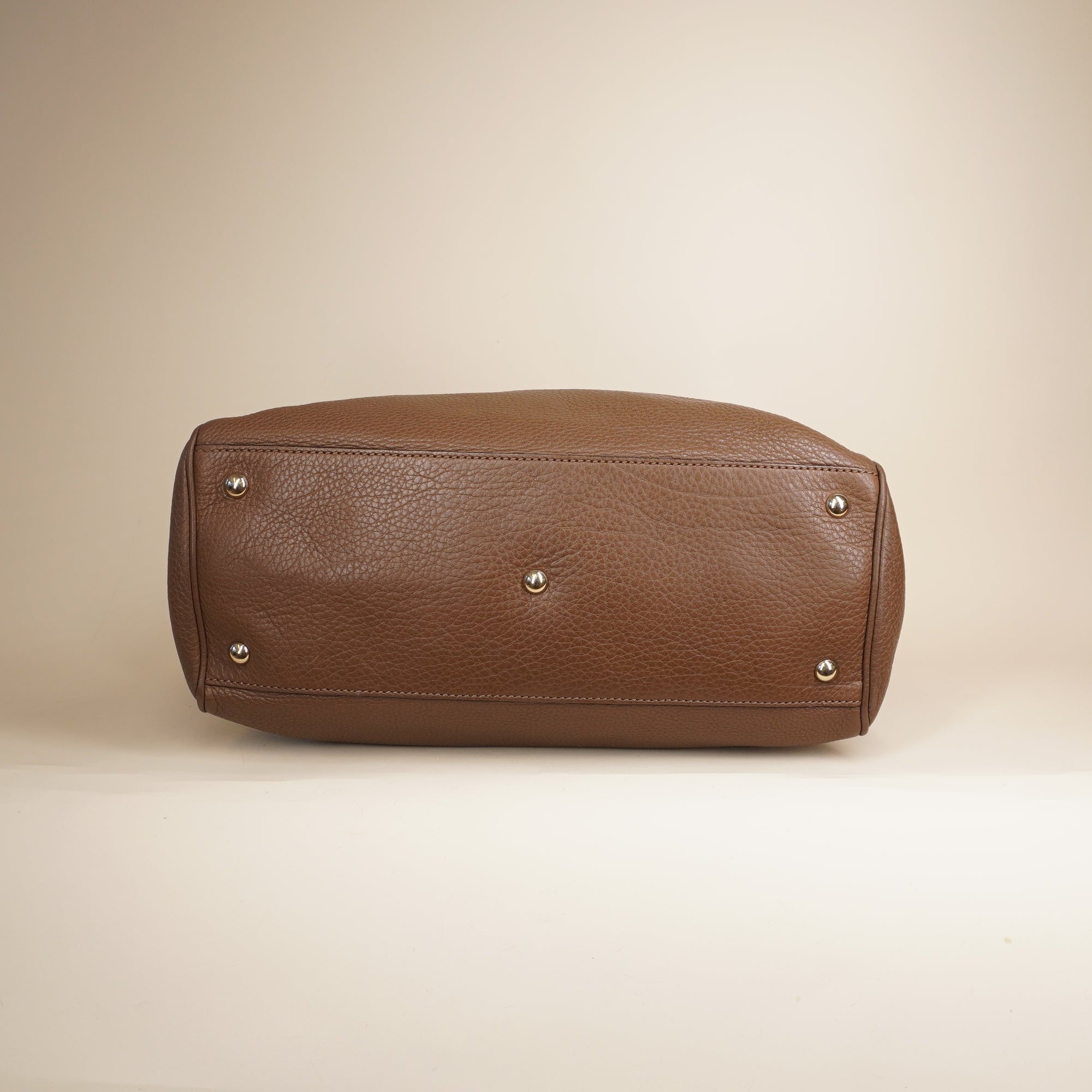 Bamboo Medium Shopper Brown Leather Shouder Bag