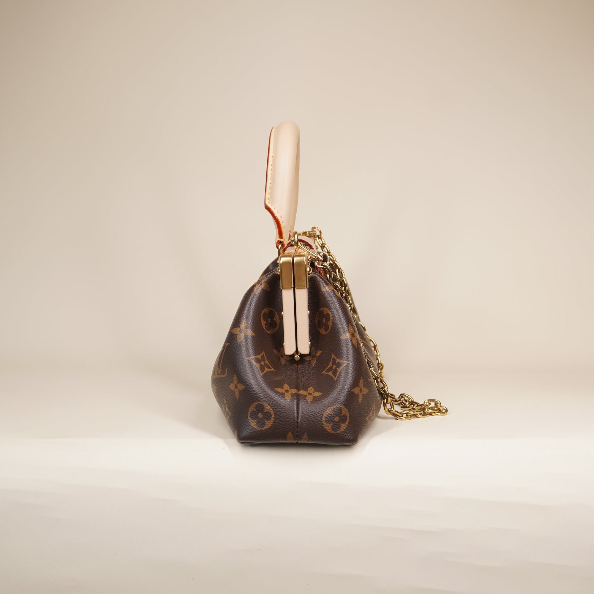 PRE-OWNED LV Monogram Canvas Clutch Sholder Bag