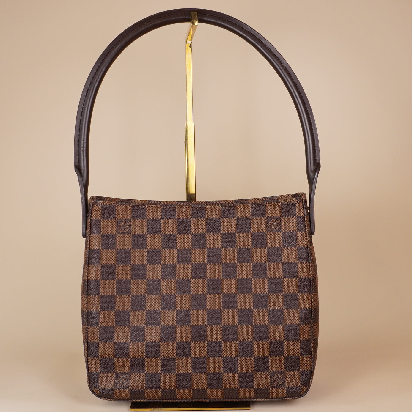 PRE-OWNED LV Damier Ebene Looping GM