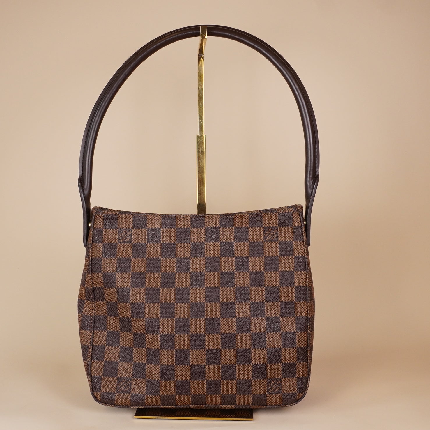 PRE-OWNED LV Damier Ebene Looping GM