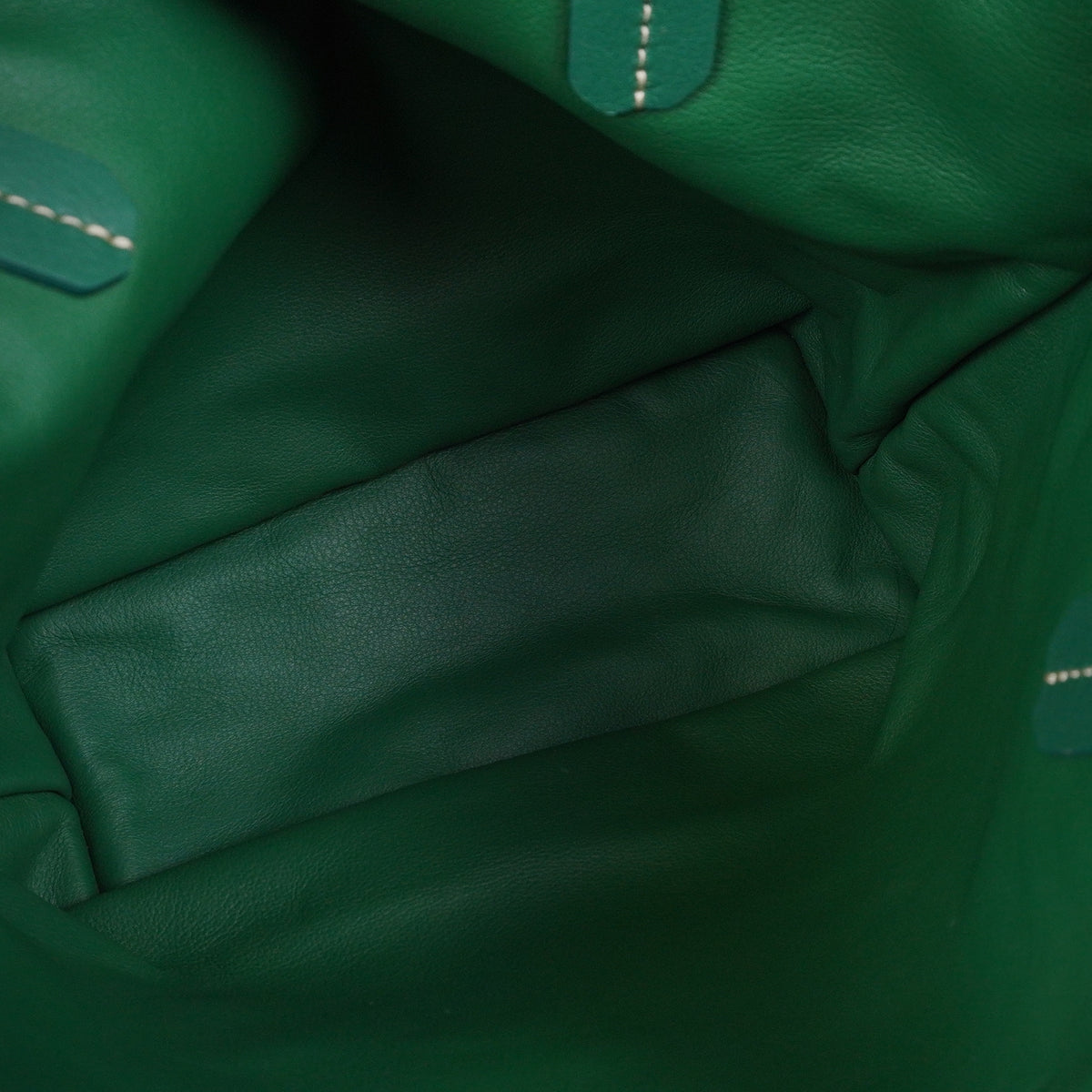 PRE-OWNED Goyardine Reversible Mini Anjou Green
