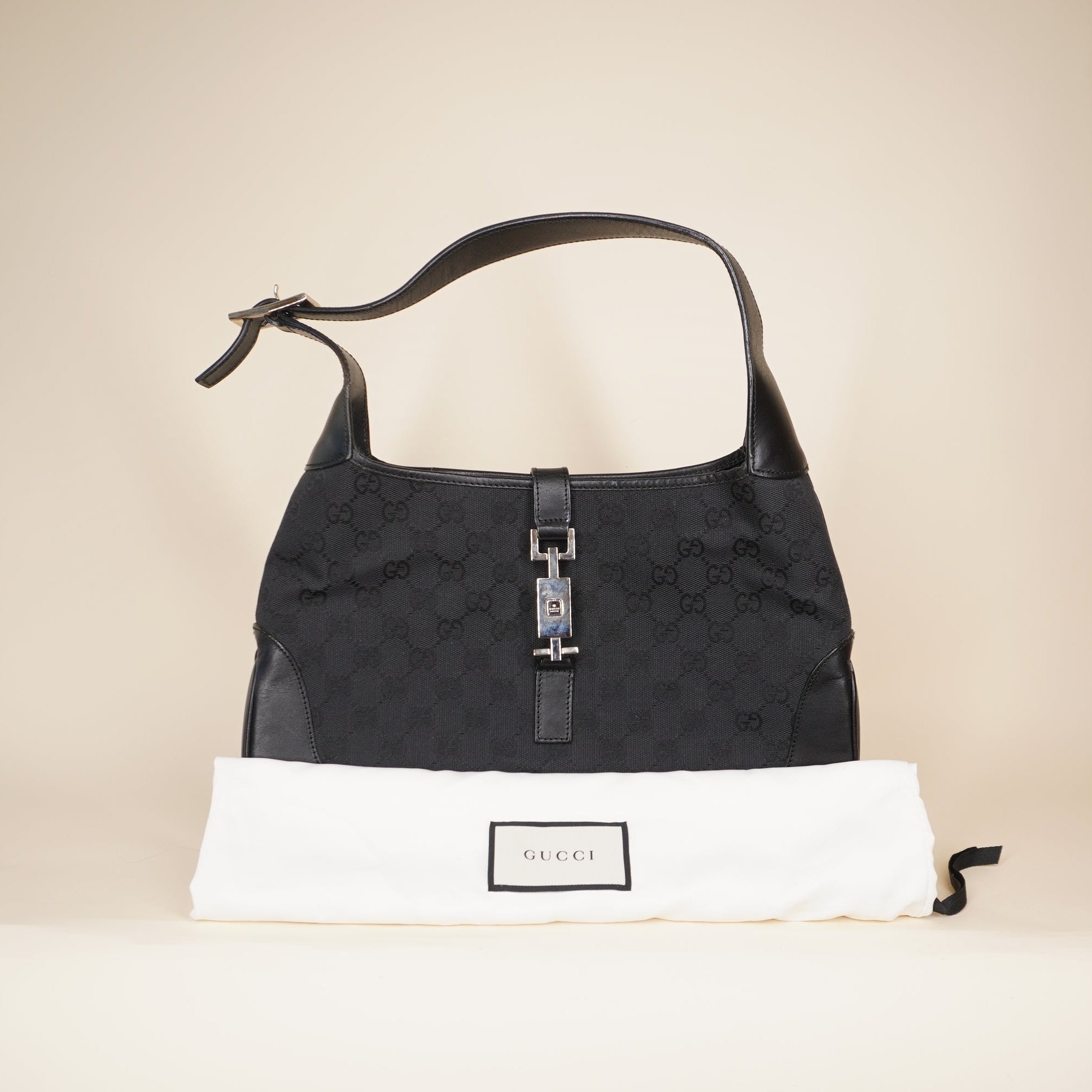 PRE-OWNED GG Vintage Jackie 1961 Medium Shoulder Bag 