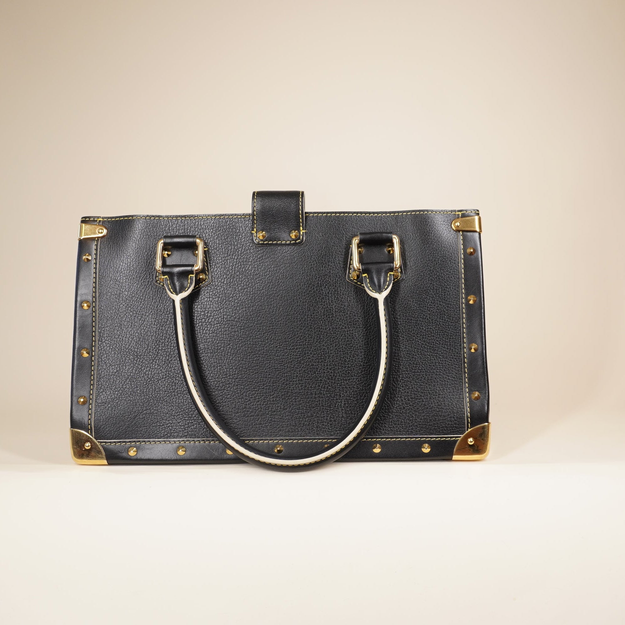 PRE-OWNED LV Black Suhali Le Fabuleux Top Handle Bag