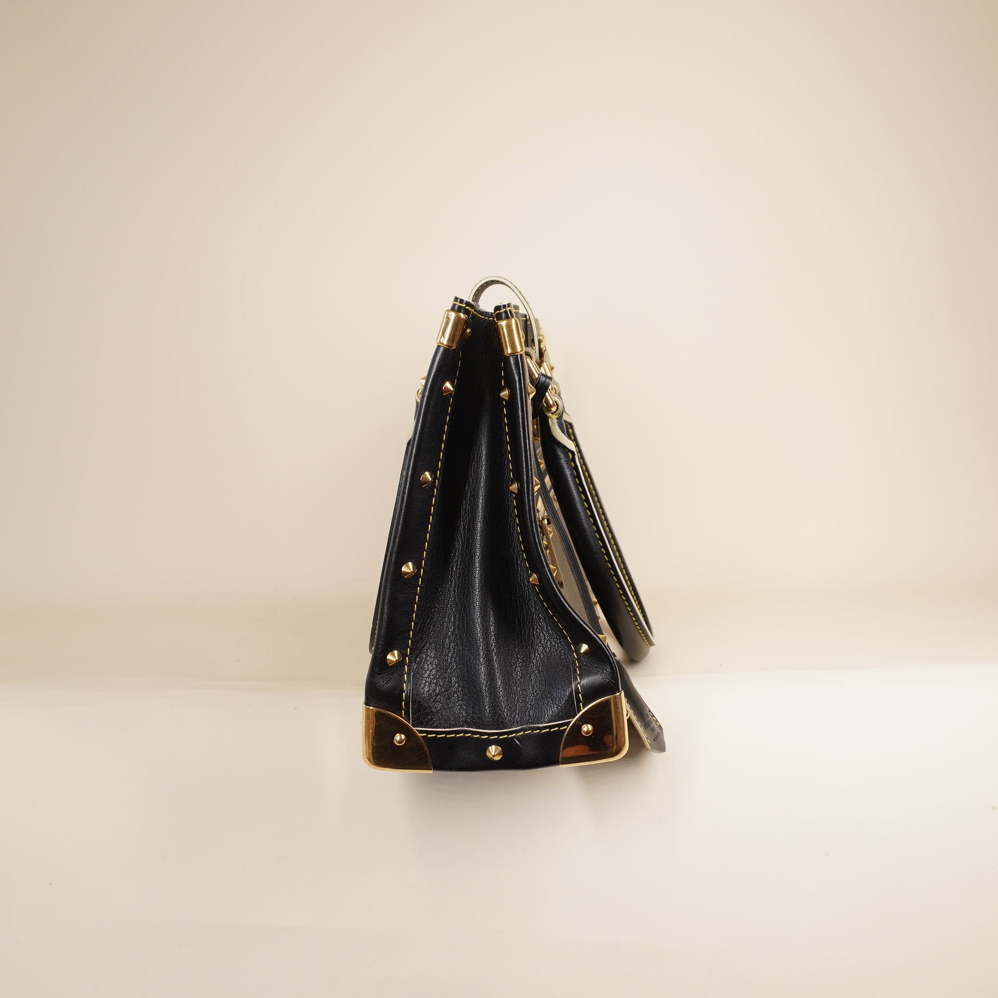 PRE-OWNED LV Black Suhali Le Fabuleux Top Handle Bag