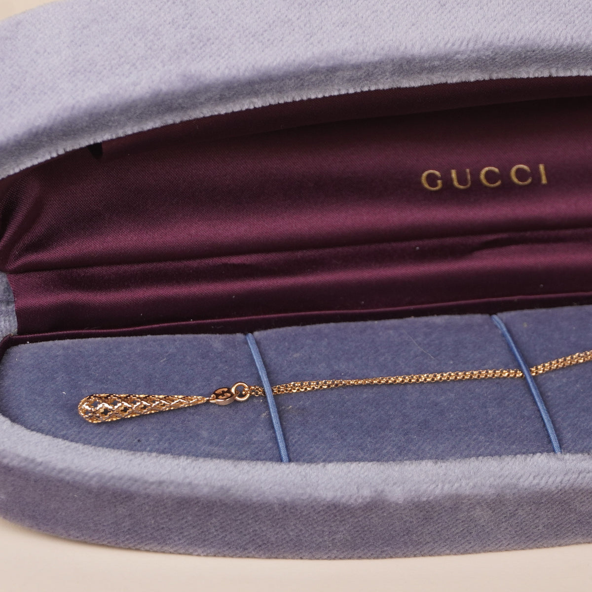 PRE-OWNED GG 18K Yellow Gold Diamantissima Pendant 