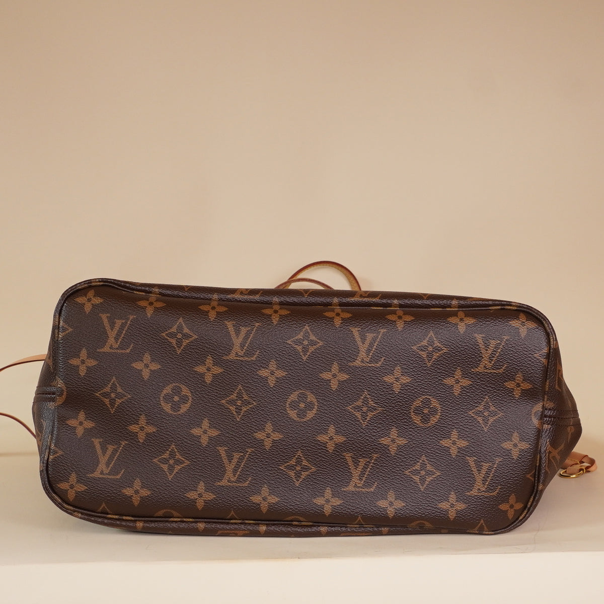PRE-OWNED LV Monogram Neo Neverfull MM Cherry