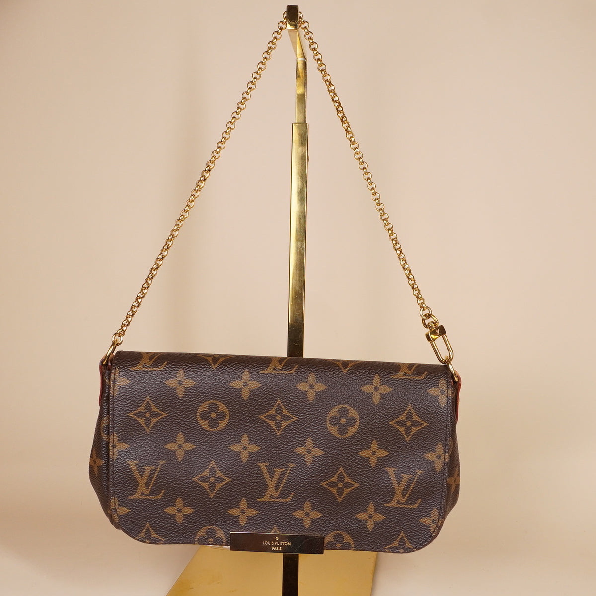 PRE-OWNED LV Monogram Canvas Favorite PM Bag