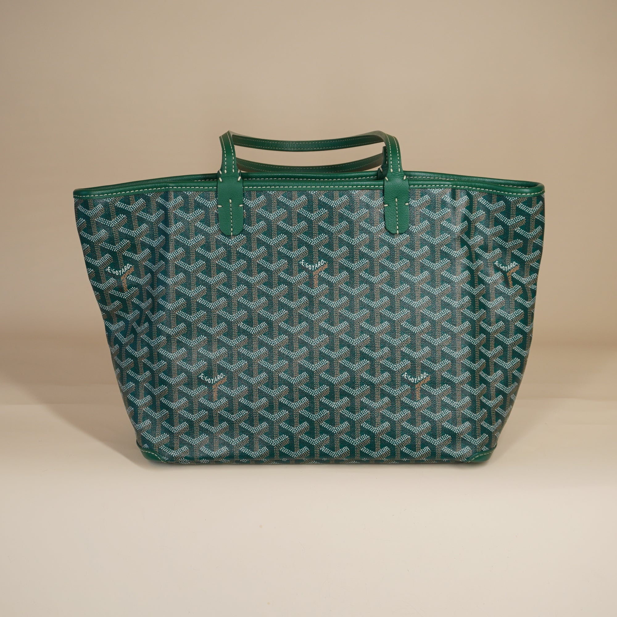 PRE-OWNED Artois PM Canvas Shoulder Bag Green