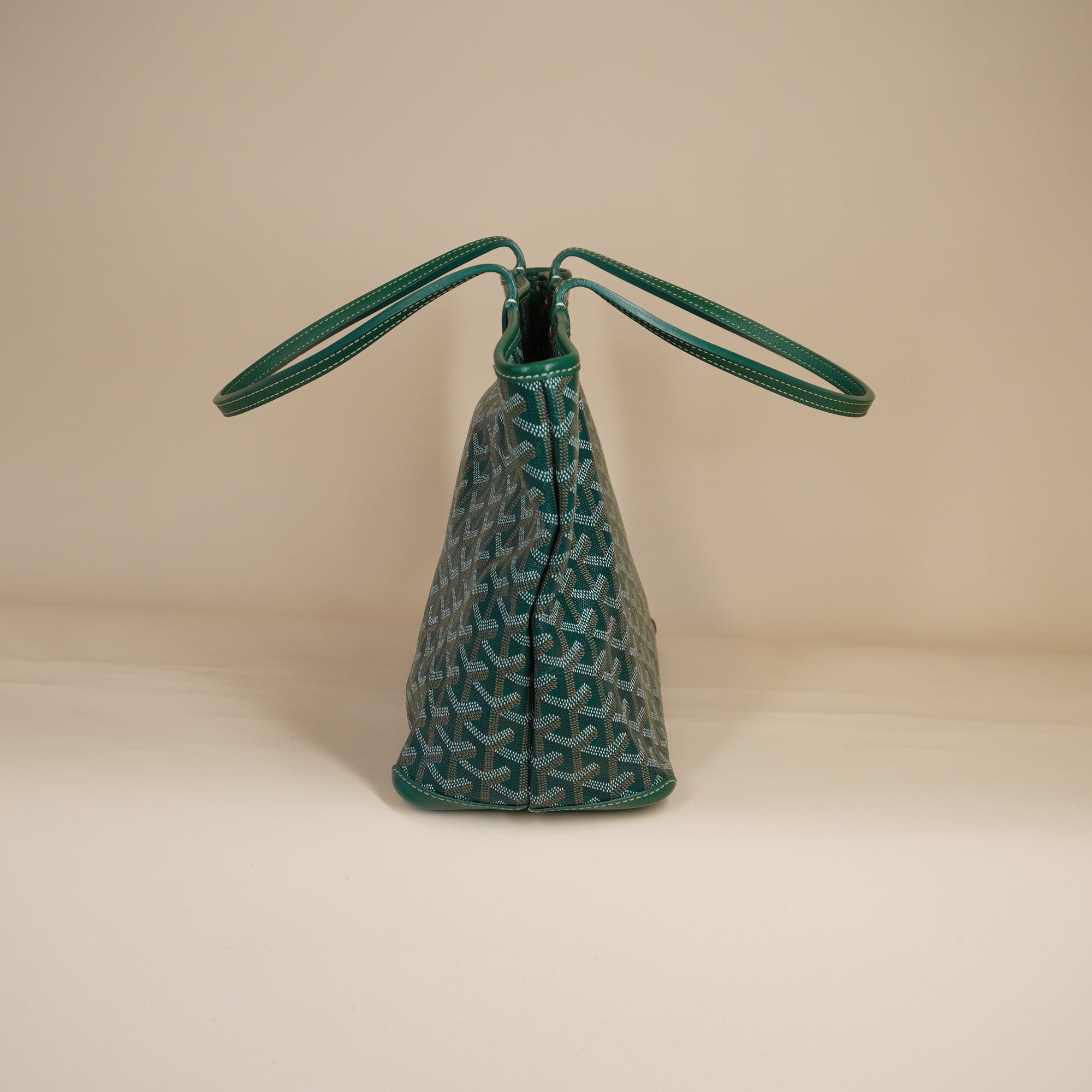 PRE-OWNED Artois PM Canvas Shoulder Bag Green