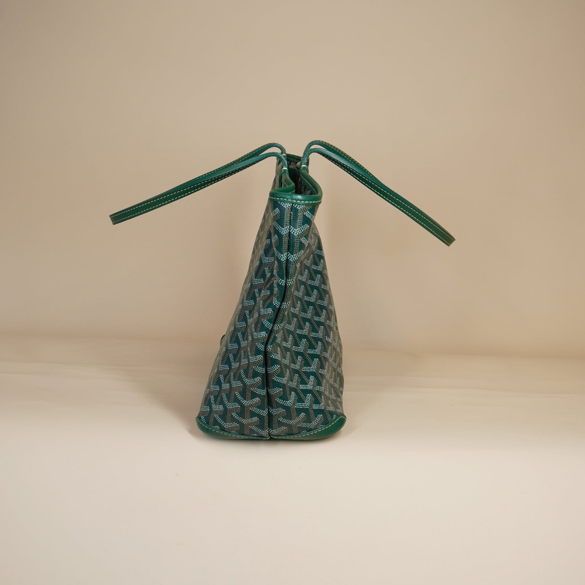 PRE-OWNED Artois PM Canvas Shoulder Bag Green