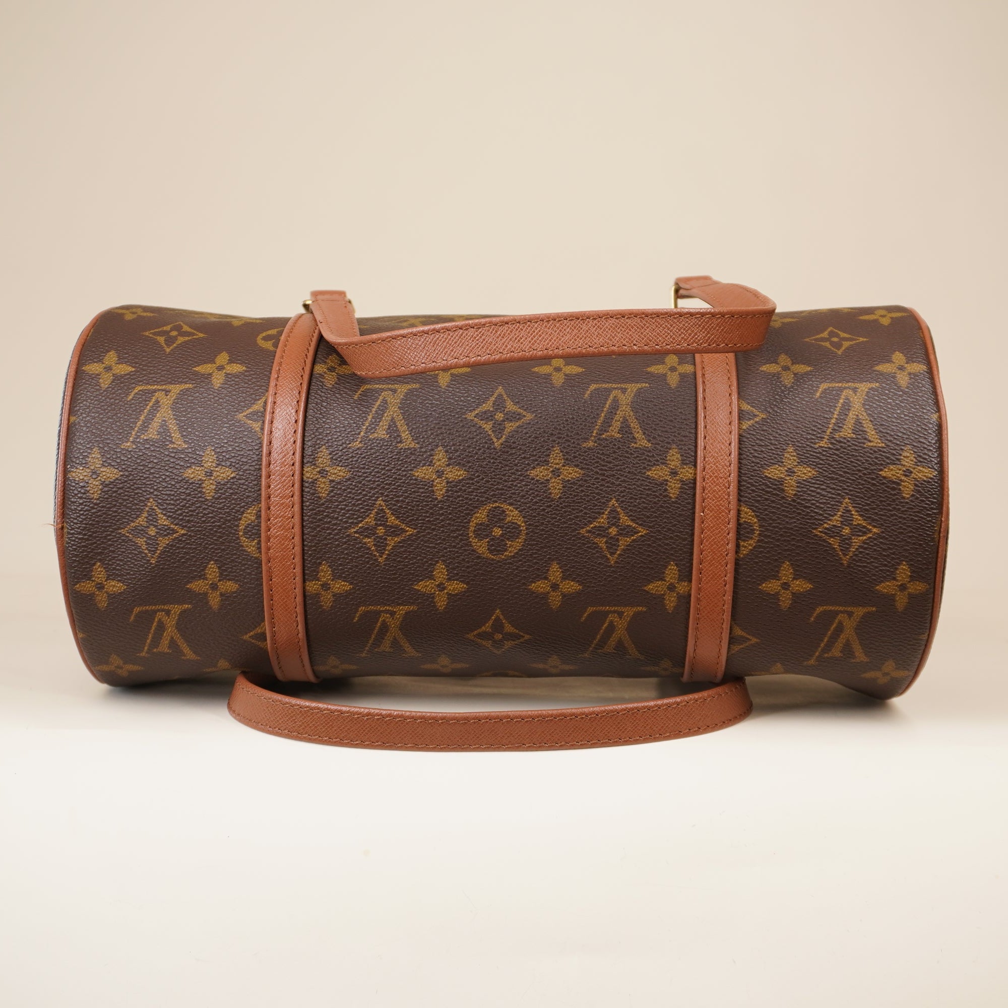 PRE-OWNED LV Monogram Papillon NM Shoulder Bag