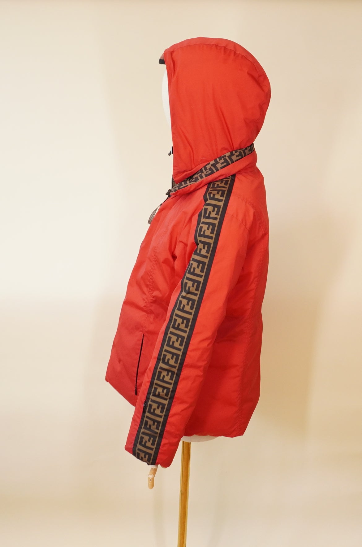 PRE-OWNED FF Reversible Padded and Down Jackets SM