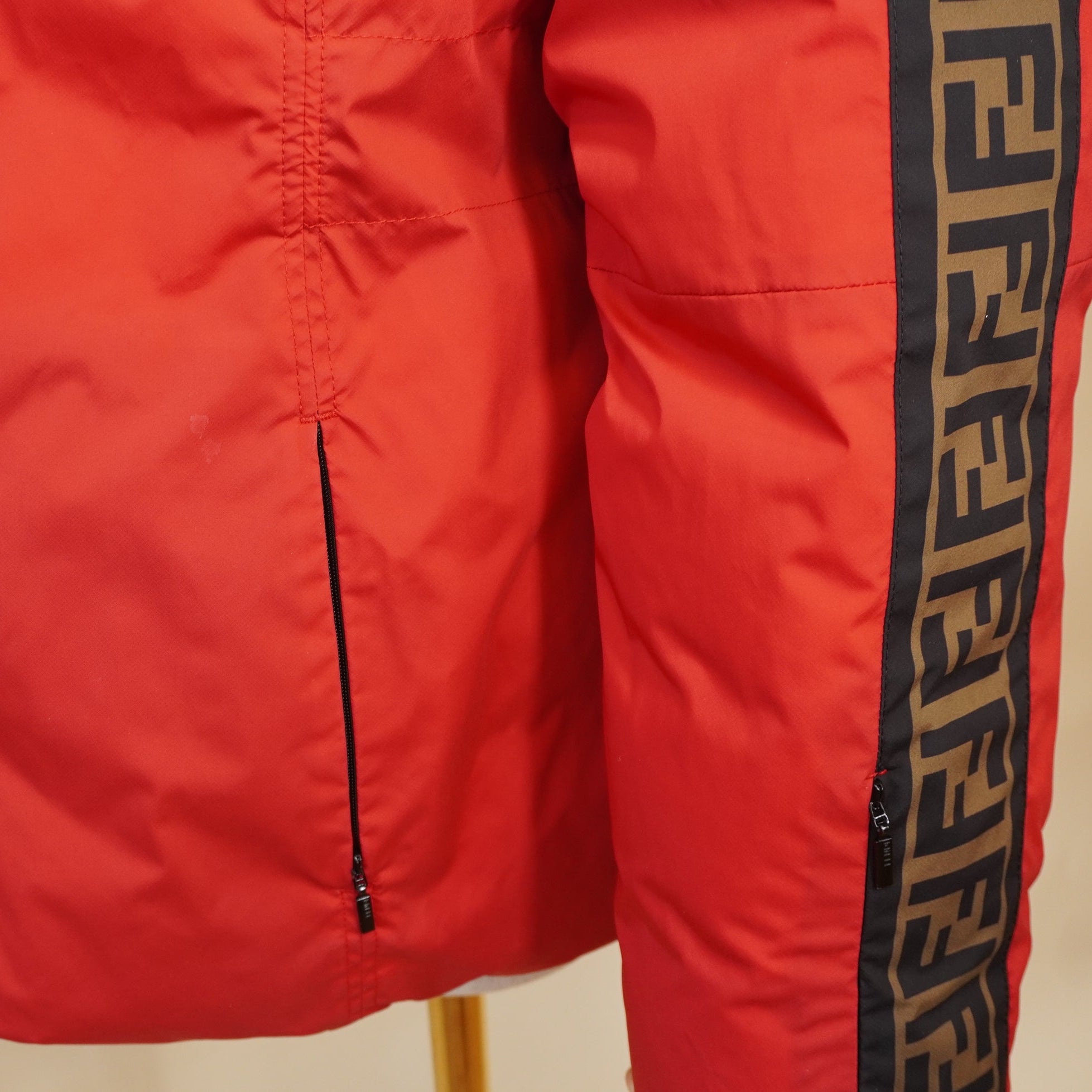 PRE-OWNED FF Reversible Padded and Down Jackets SM