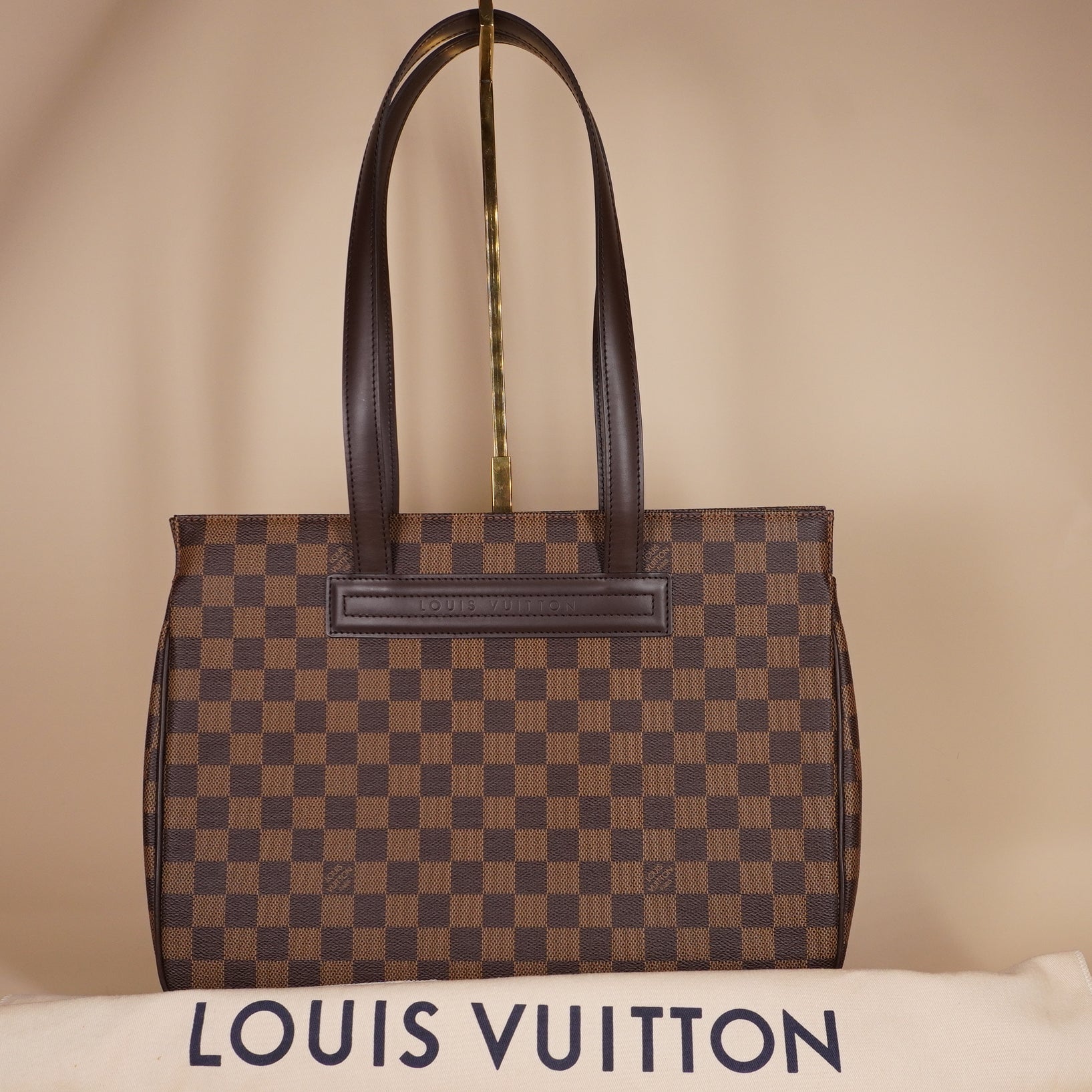 PRE-OWNED LV Damier Ebene Parioli PM