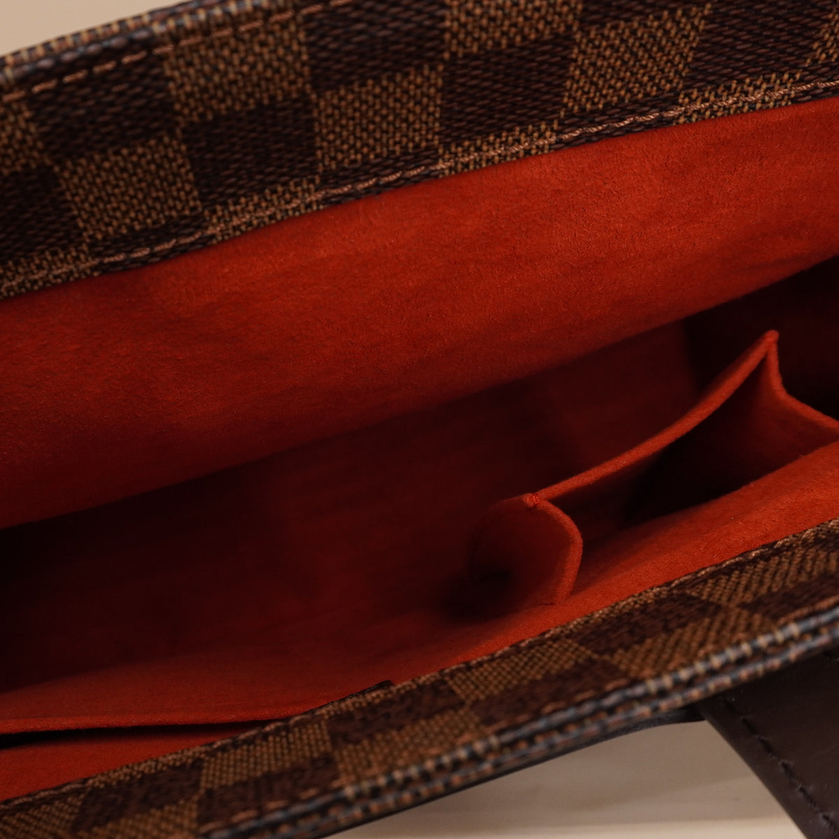 PRE-OWNED LV Damier Ebene Parioli PM