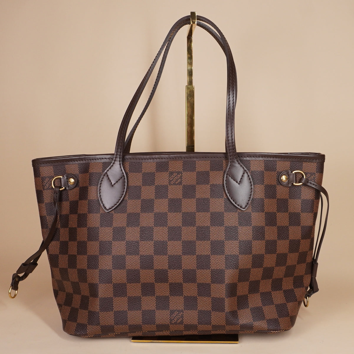 PRE-OWNED LV Damier Canvas Neverfull PM Bag