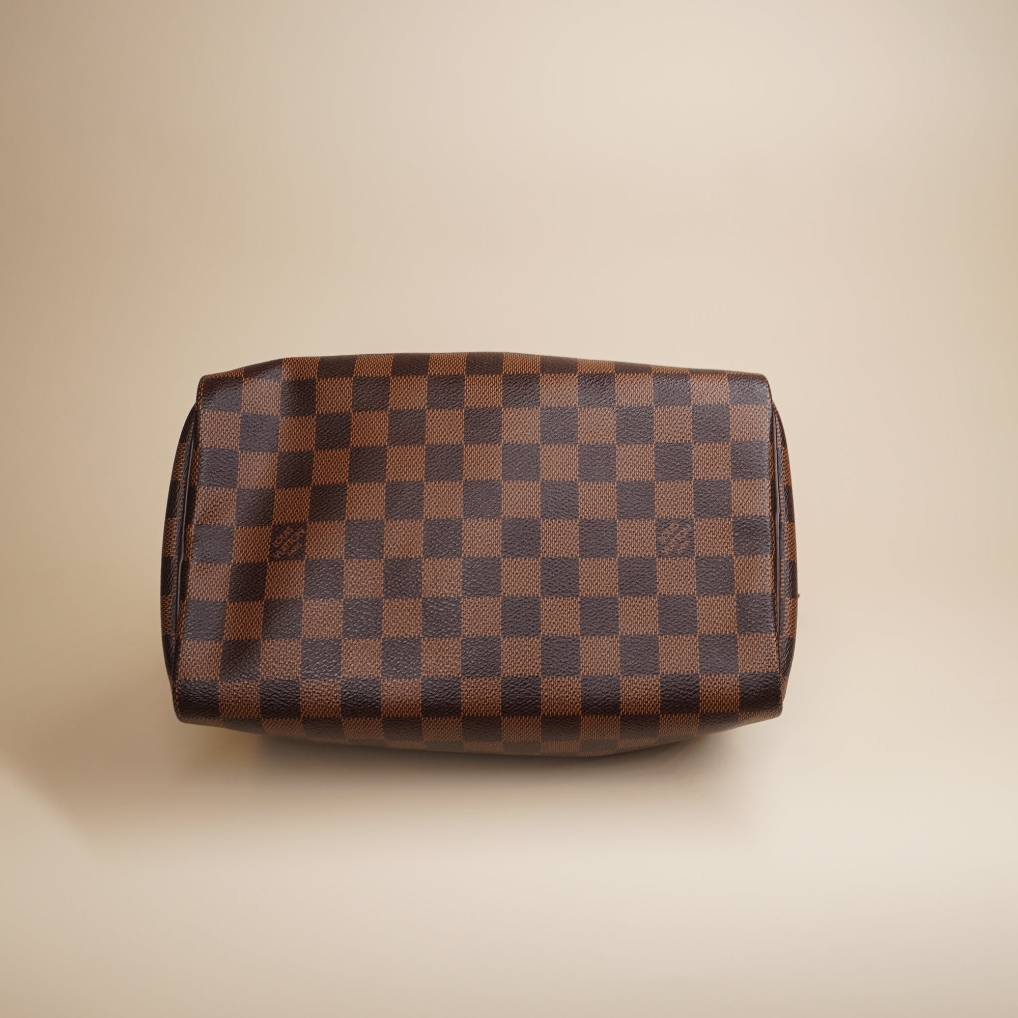 LV Damier Ebene Canvas Speedy 25 Top Handle Bag 