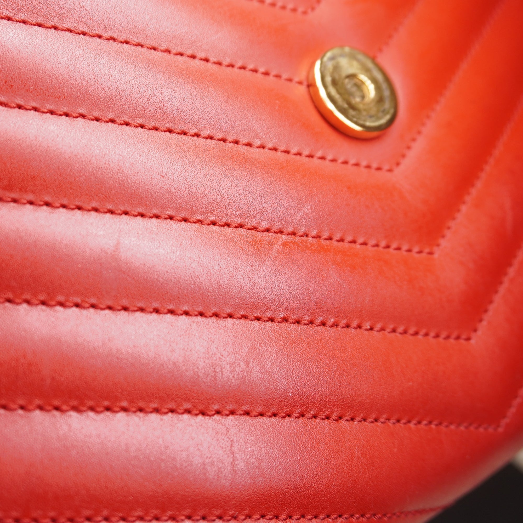 YSL Envelope Clutch Red Smooth Leather 