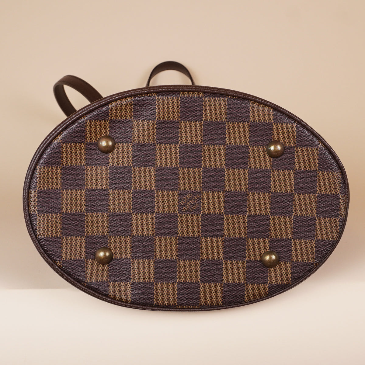 PRE-OWNED LV Damier Ebene Marais Bucket 23