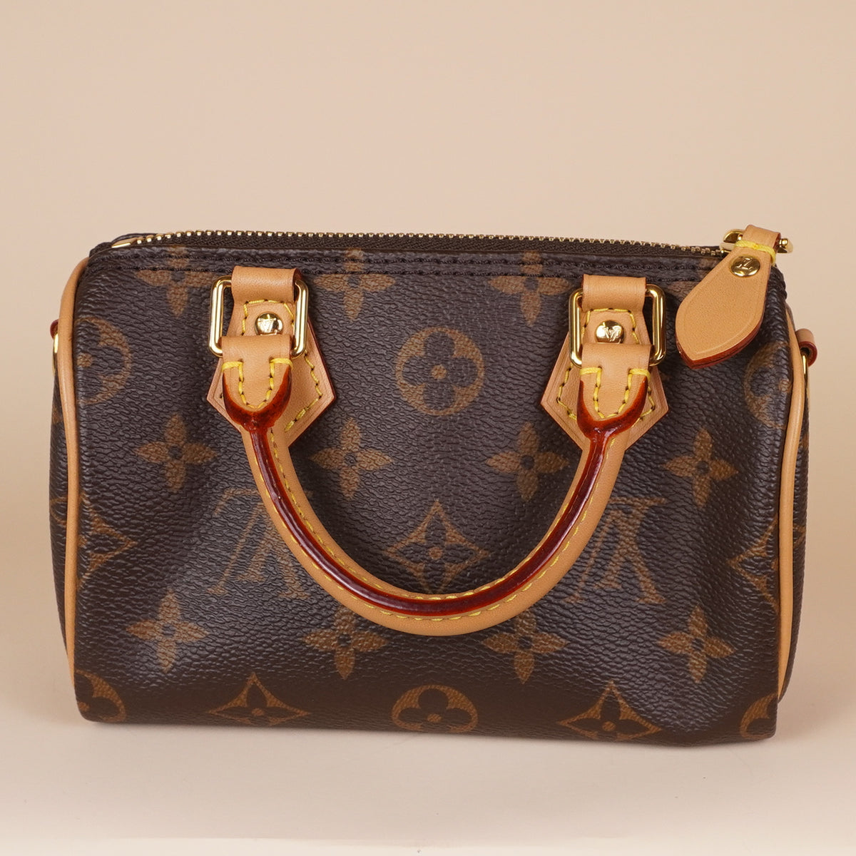 PRE-OWNED LV Monogram Nano Speedy Bandouliere
