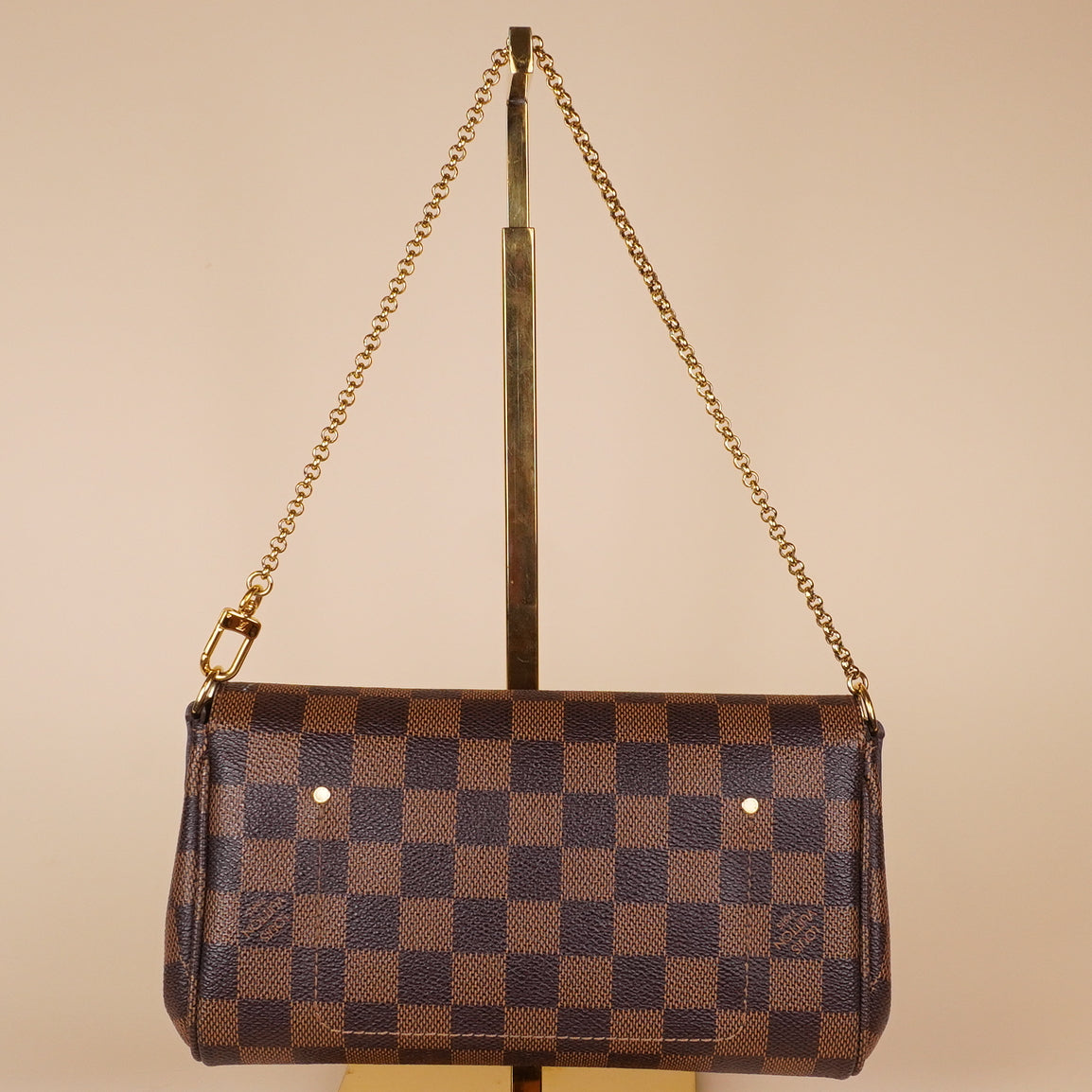 PRE-OWNED LV Damier Ebene Favorite Bag