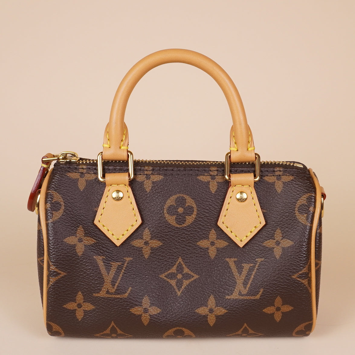 PRE-OWNED LV Monogram Nano Speedy Bandouliere