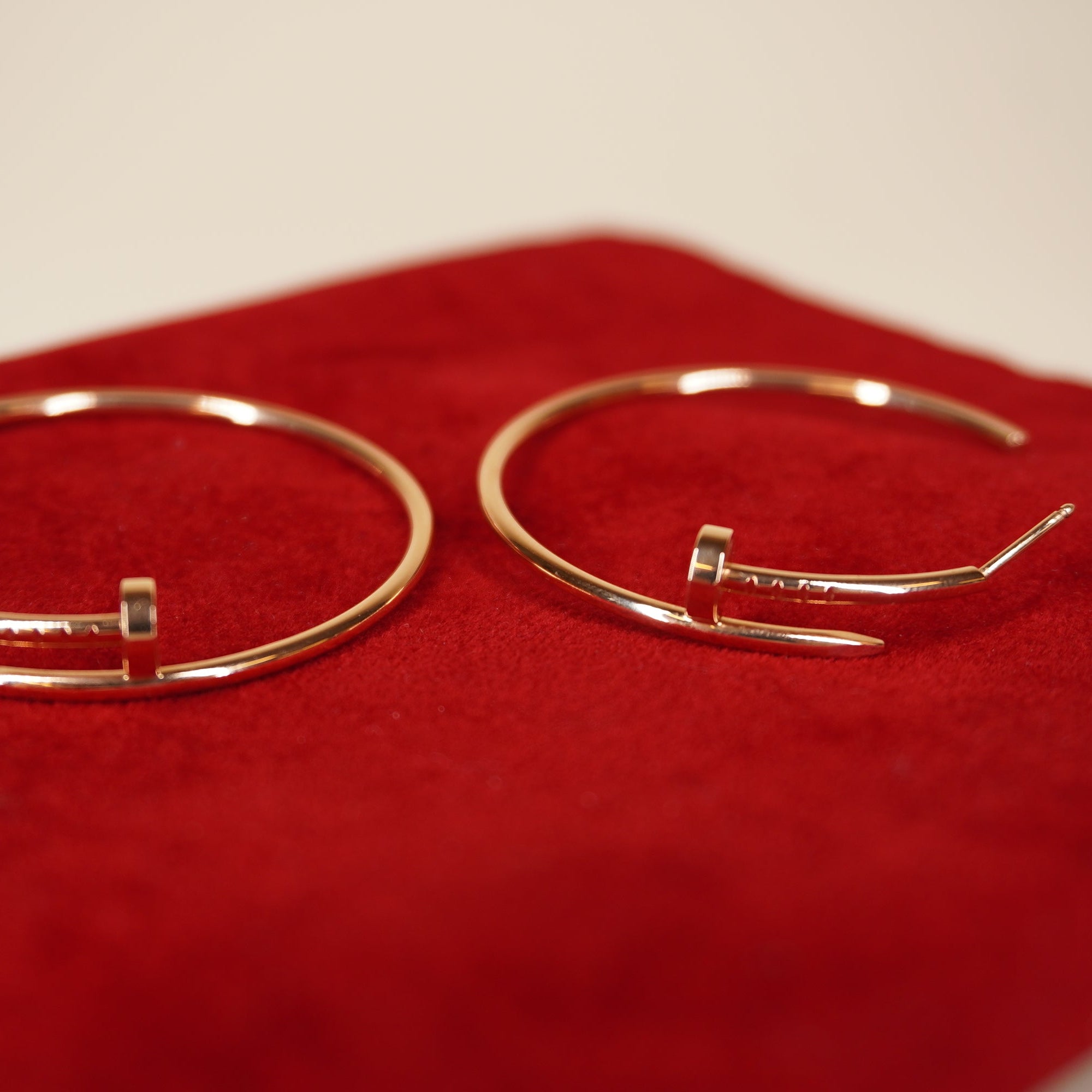 PRE-OWNED Juste un Clou Large Hoop Earrings