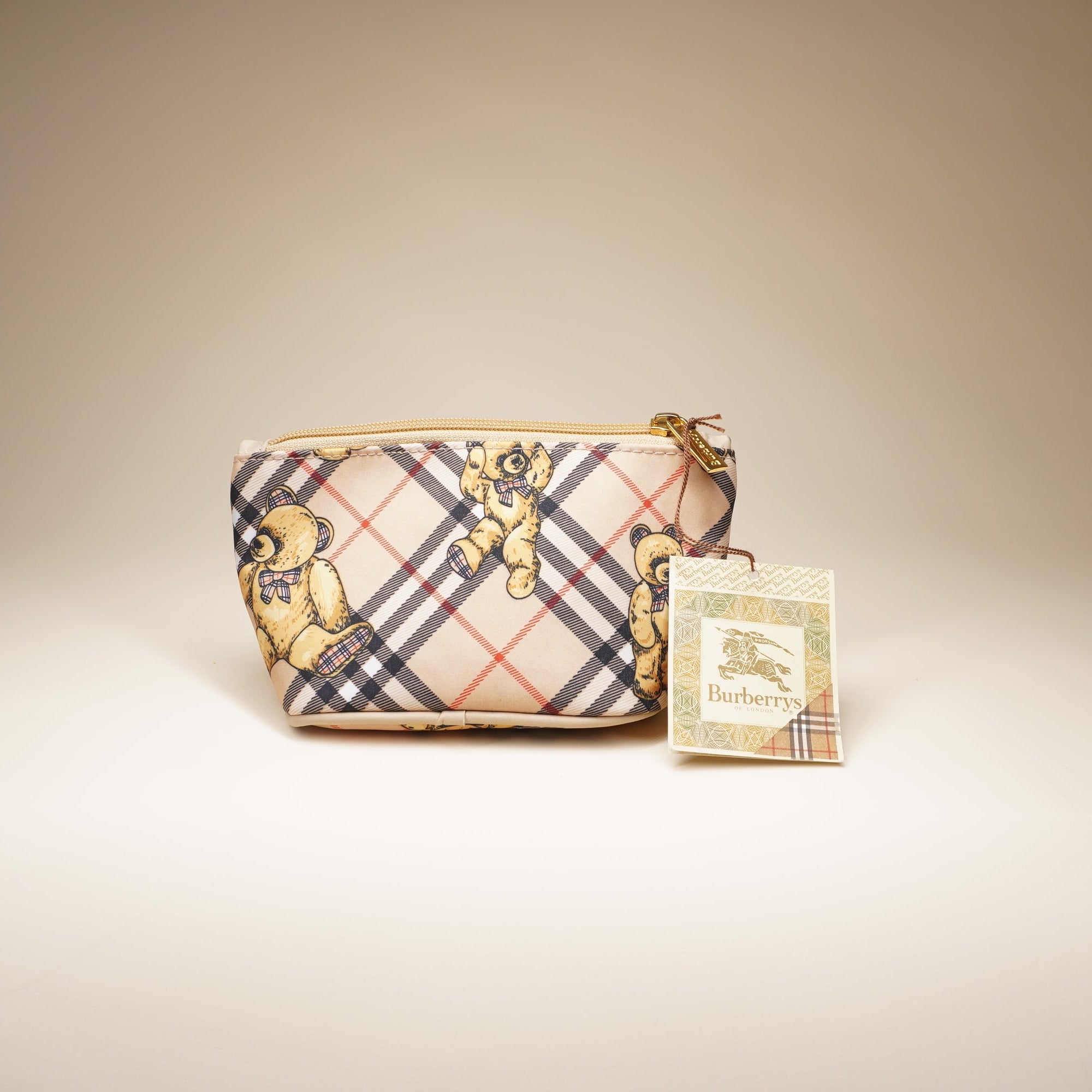 PRE-OWNED Teddy Bear Cosmetic Bag