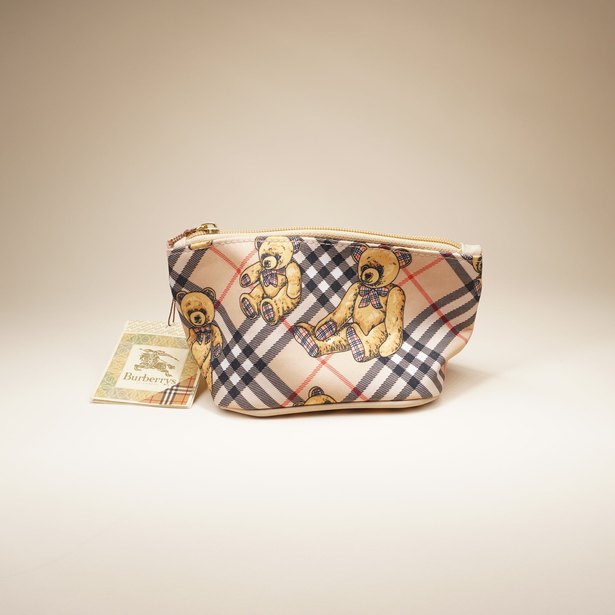 PRE-OWNED Teddy Bear Cosmetic Bag